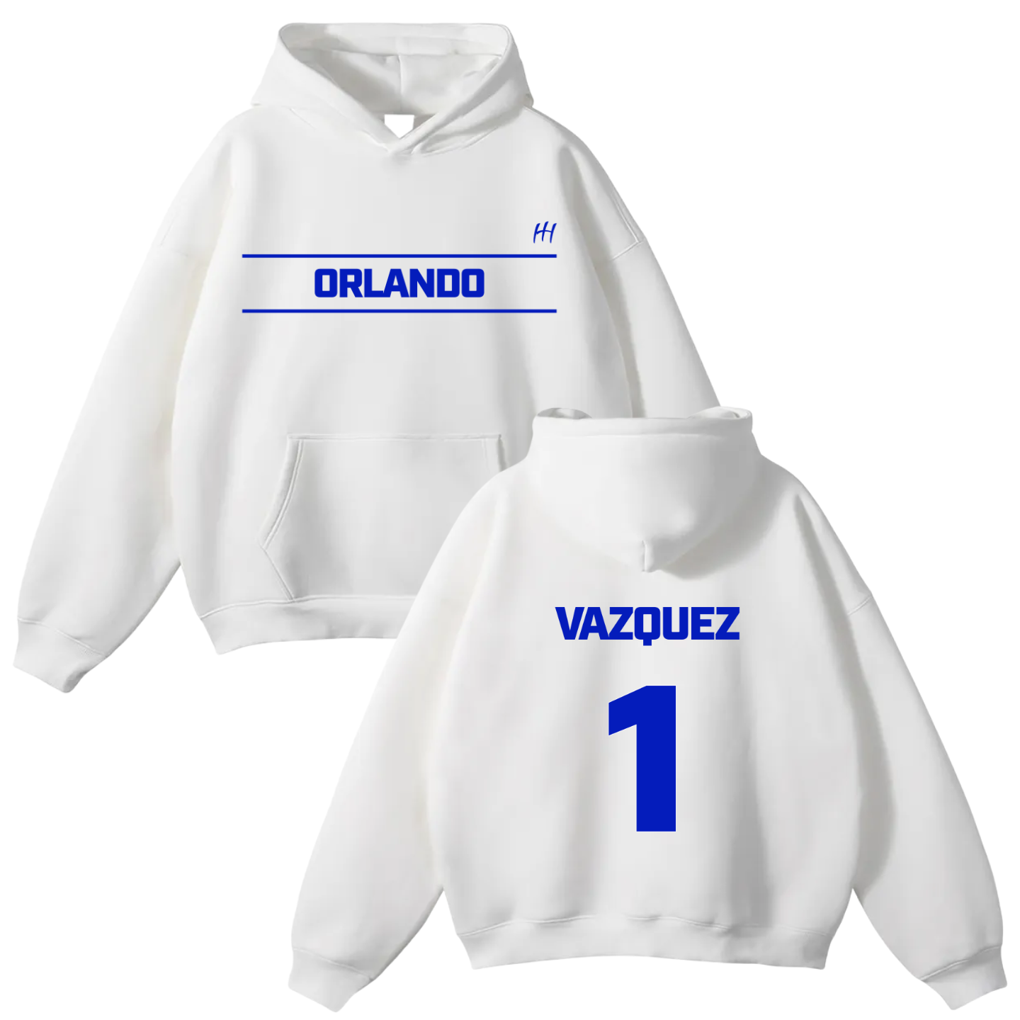 John Vazquez Oversize Fleeced Hoodie