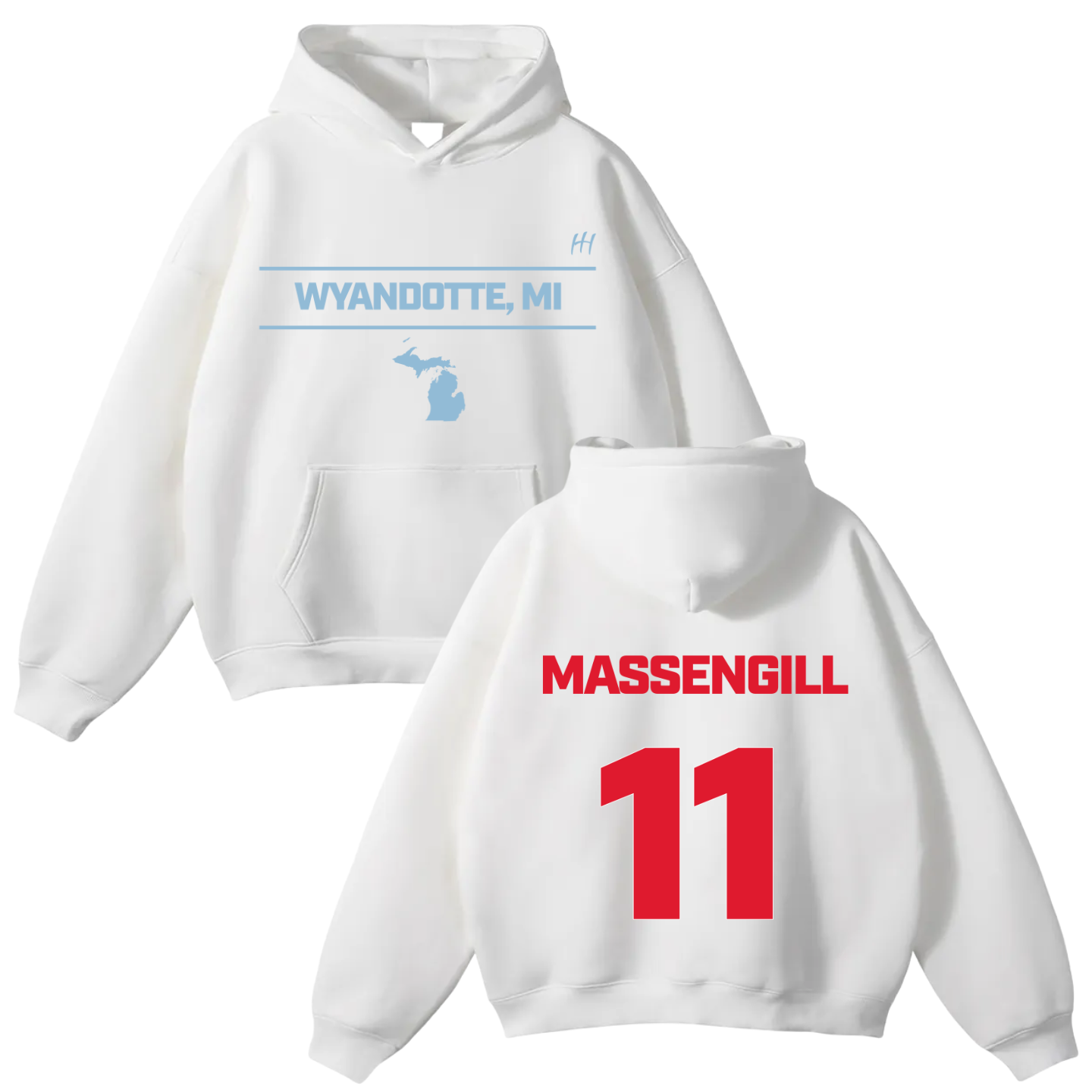 Michael Massengill Oversize Fleeced Hoodie