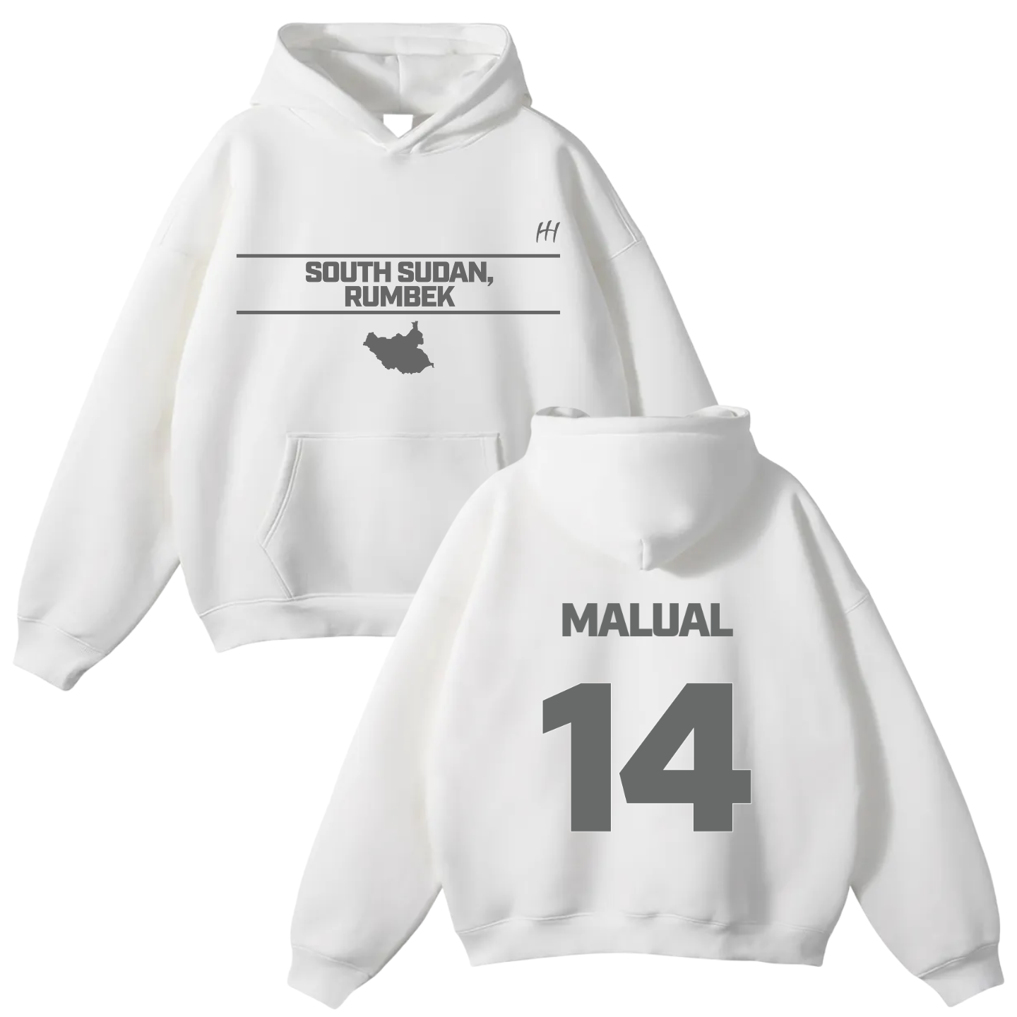 Wade Deng Malual Oversize Fleeced Hoodie