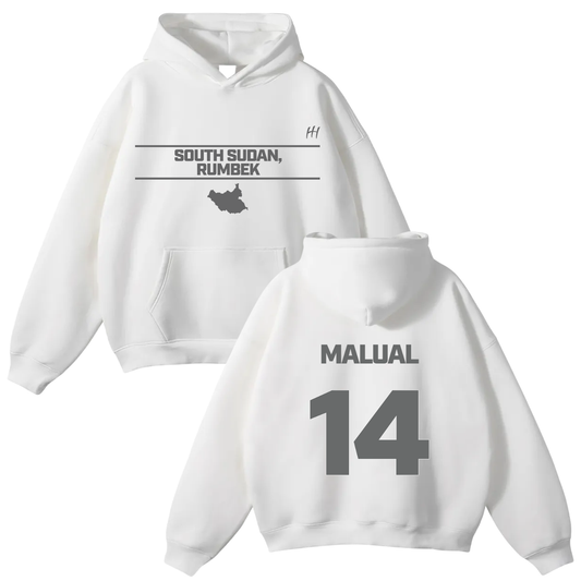 Wade Deng Malual Oversize Fleeced Hoodie