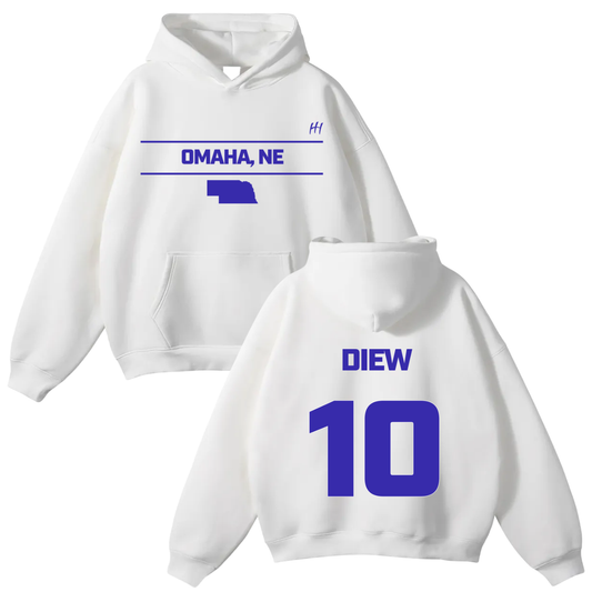 Deng Diew Oversize Fleeced Hoodie