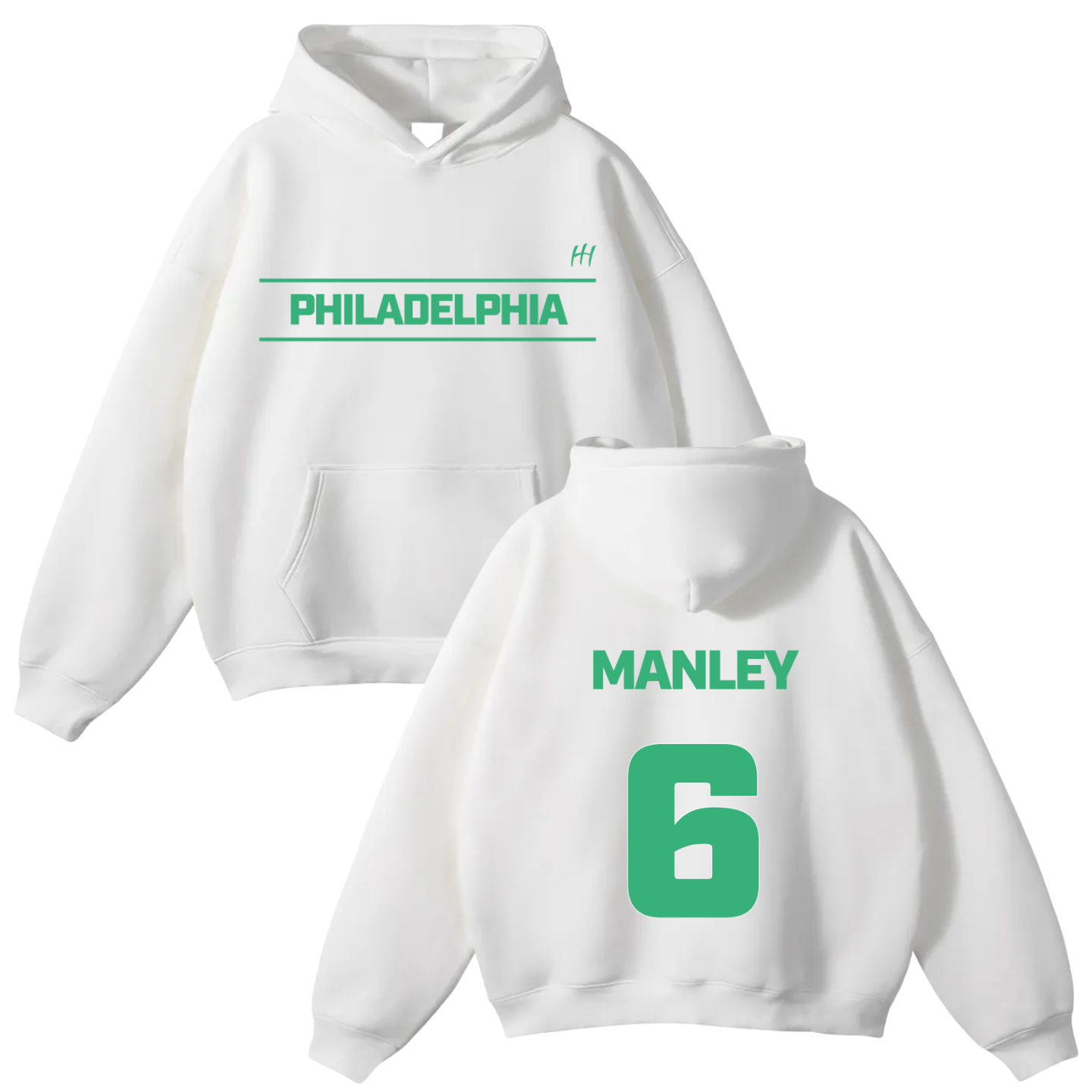 Malcolm Manley Oversize Fleeced Hoodie