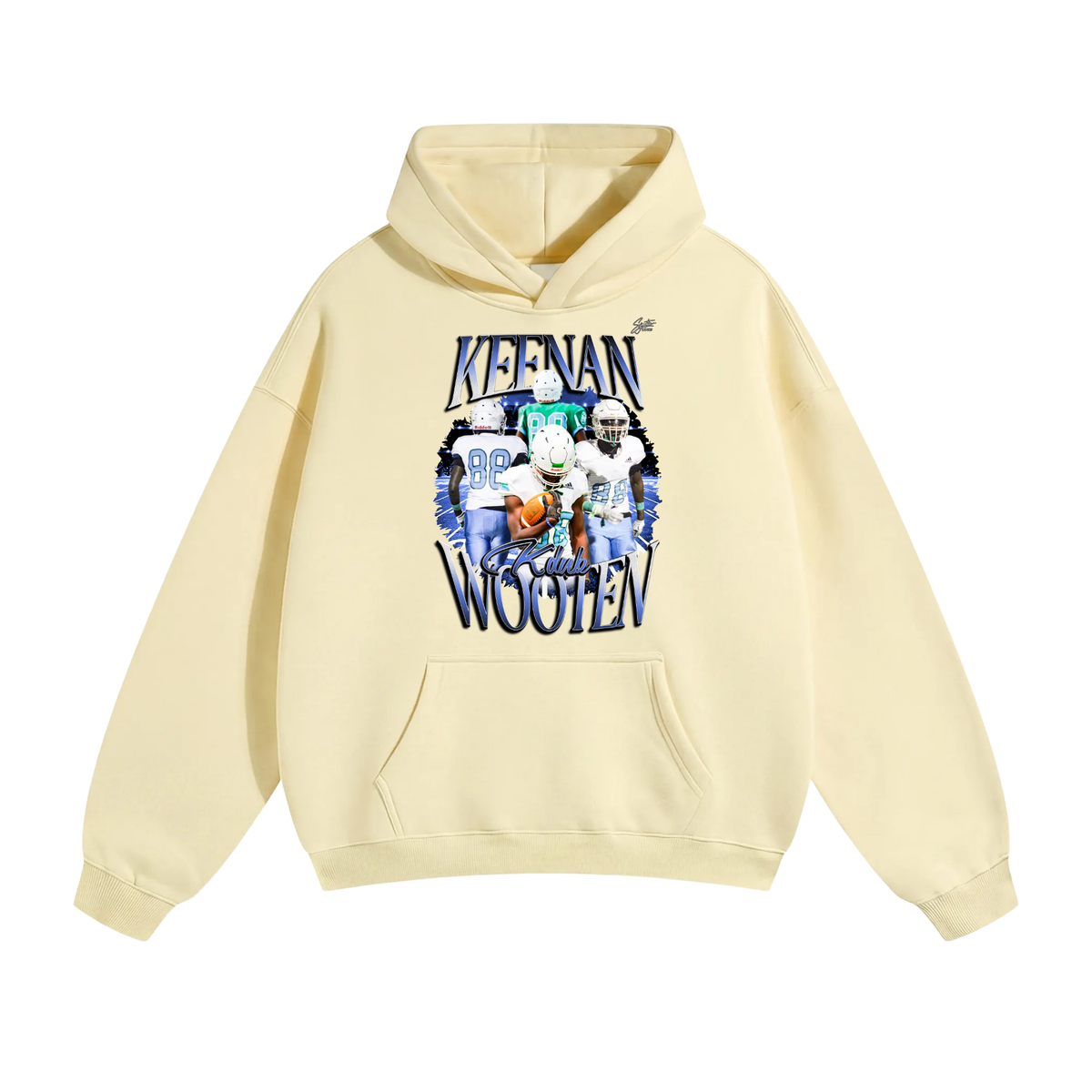 Keenan Wooten Oversize Fleeced Hoodie