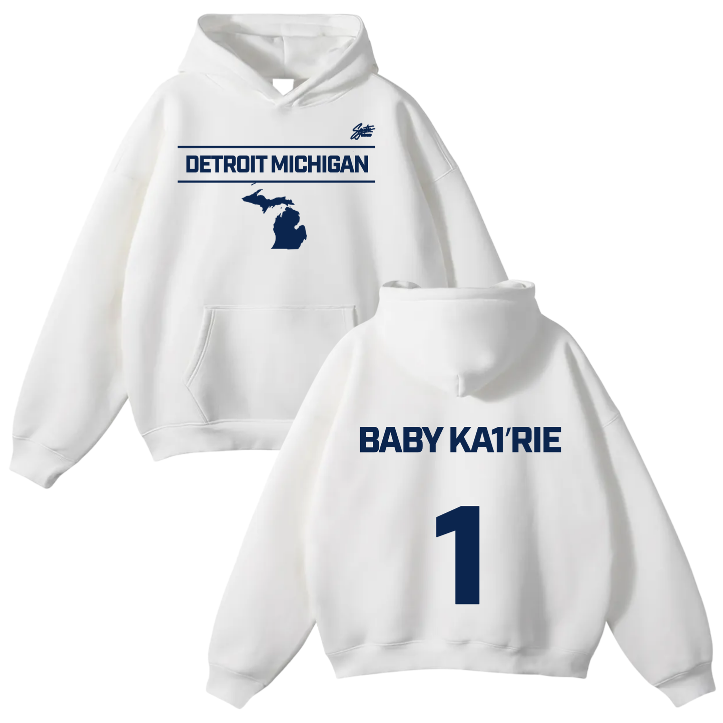 Kai’lyn Waller Oversize Fleeced Hoodie