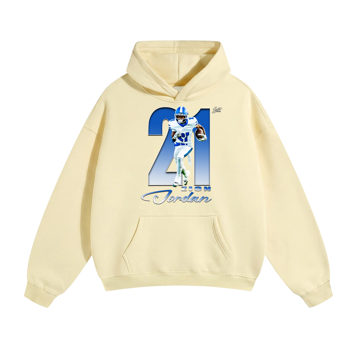 Zion Jordan Oversize Fleeced Hoodie