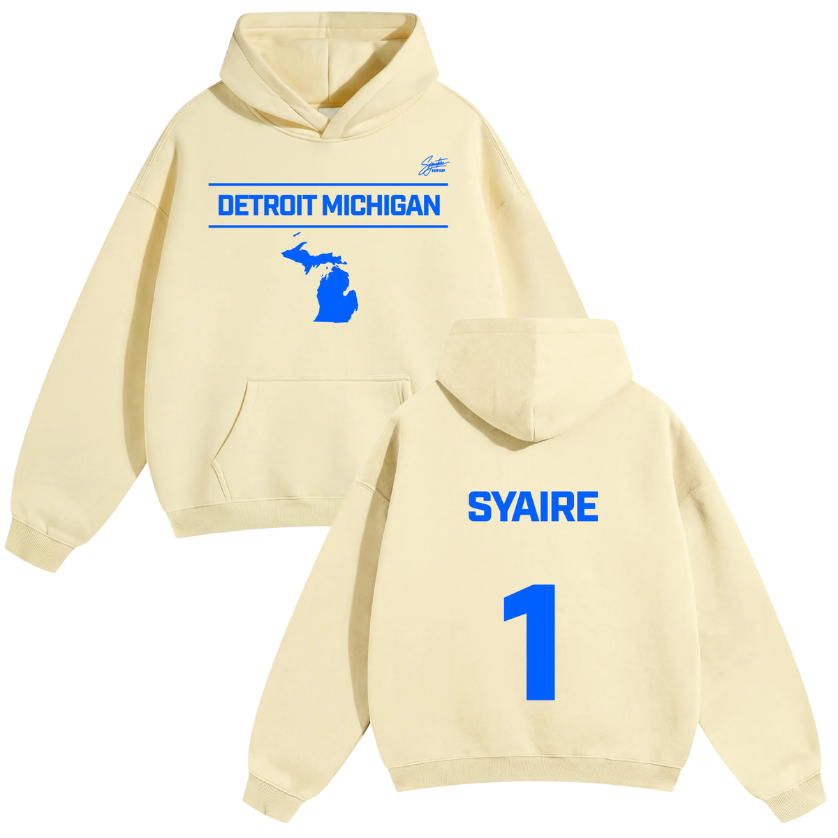 Syaire Davis Oversize Fleeced Hoodie