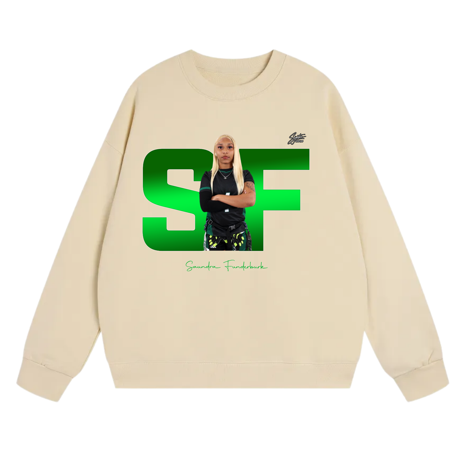 Saundra Funderburk Heavyweight Crewneck Sweatshirt