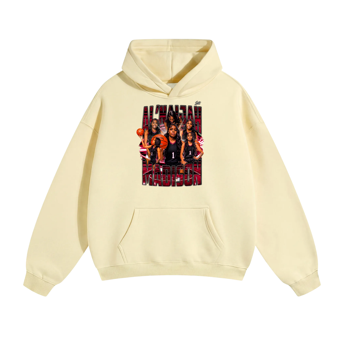 Al’naijah Madison Oversize Fleeced Hoodie