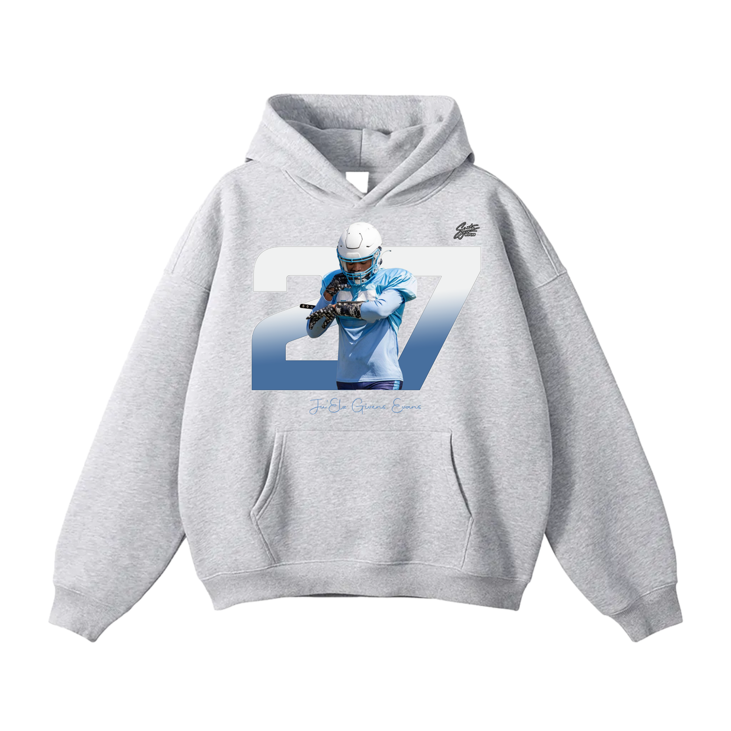 Ju’Elz Givens Evans Oversize Fleeced Hoodie