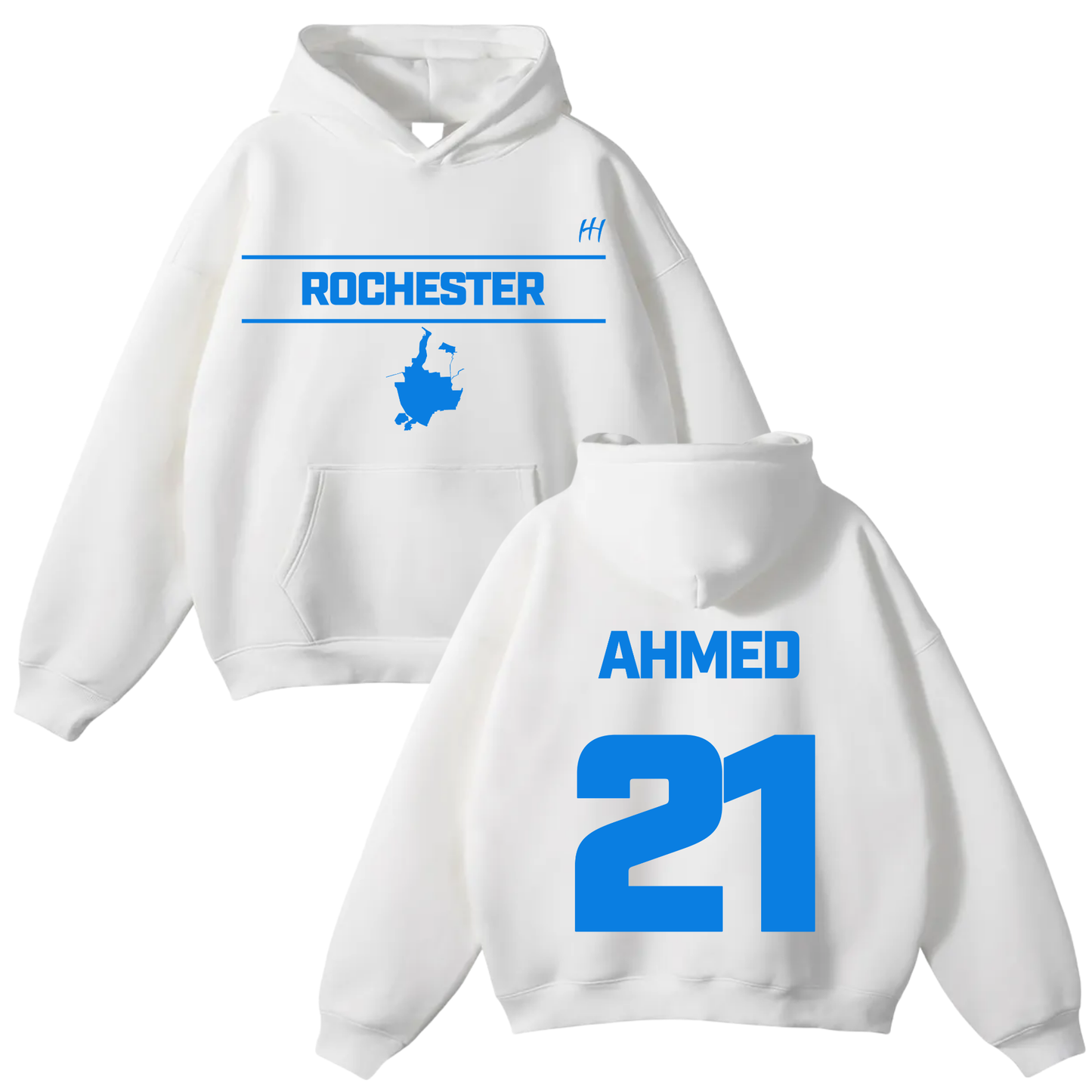 Ahmed Haji Oversize Fleeced Hoodie