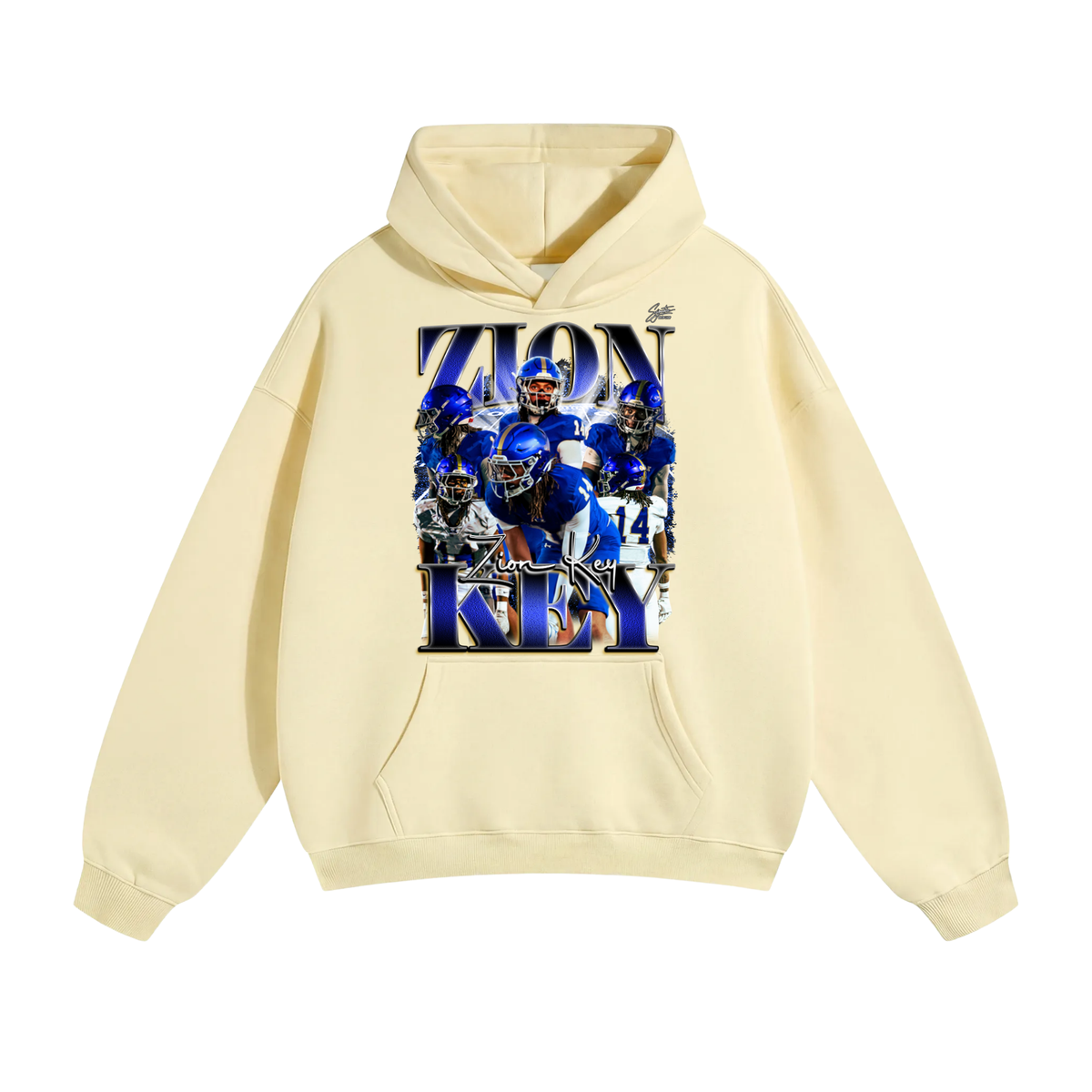Zion Key Oversize Fleeced Hoodie