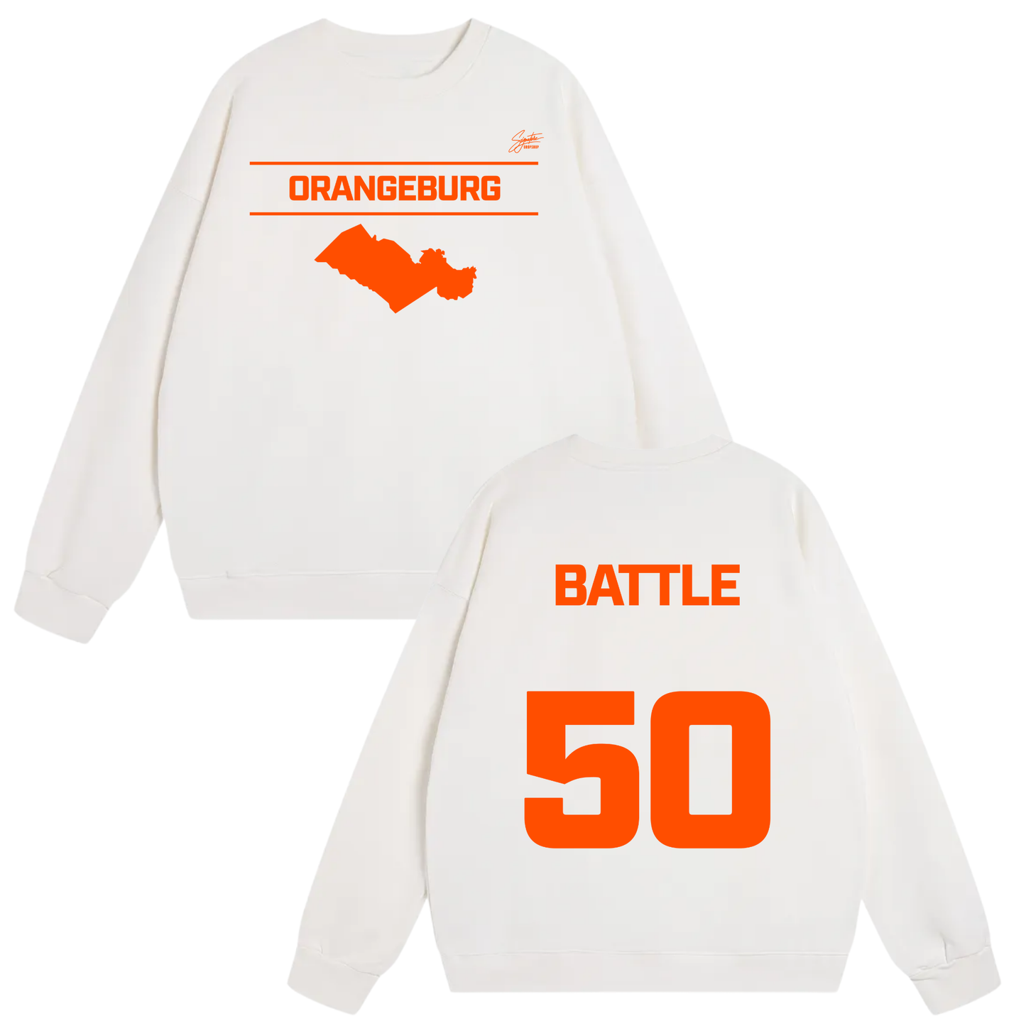 DeMari Battle Heavyweight Crewneck Sweatshirt