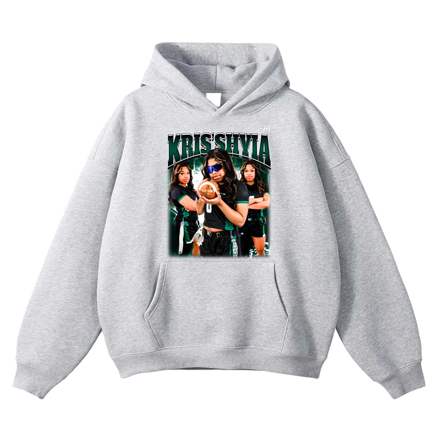 Kris'shiya Oversize Fleeced Hoodie