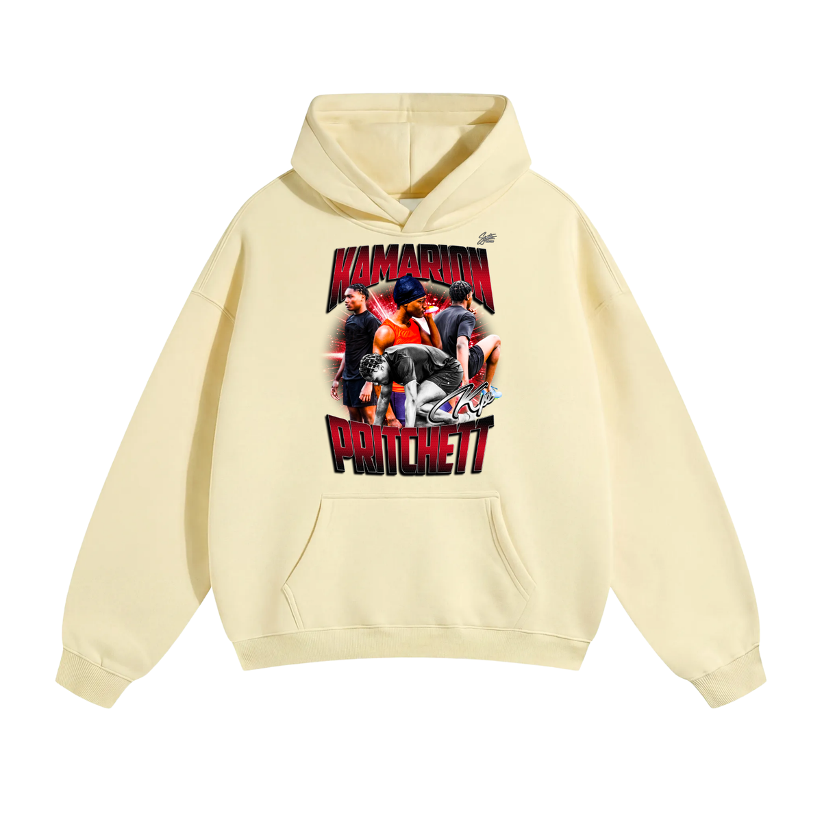 Kamarion Pritchett Oversize Fleeced Hoodie