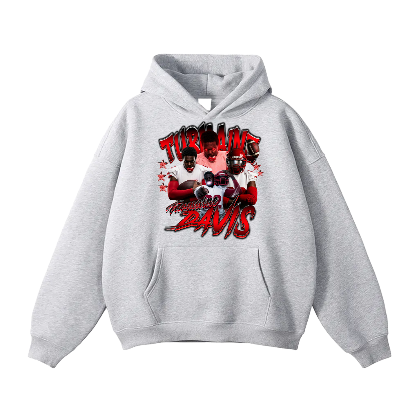 Turmaine Davis Oversize Fleeced Hoodie