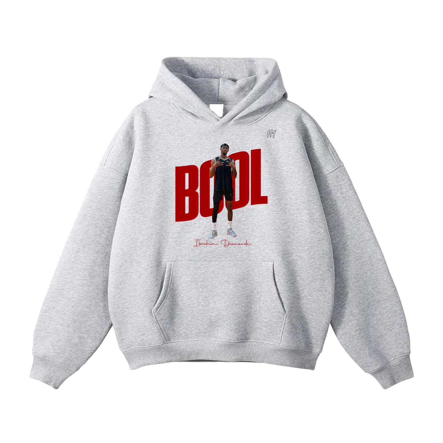 Ibrahim Diomande Oversize Fleeced Hoodie