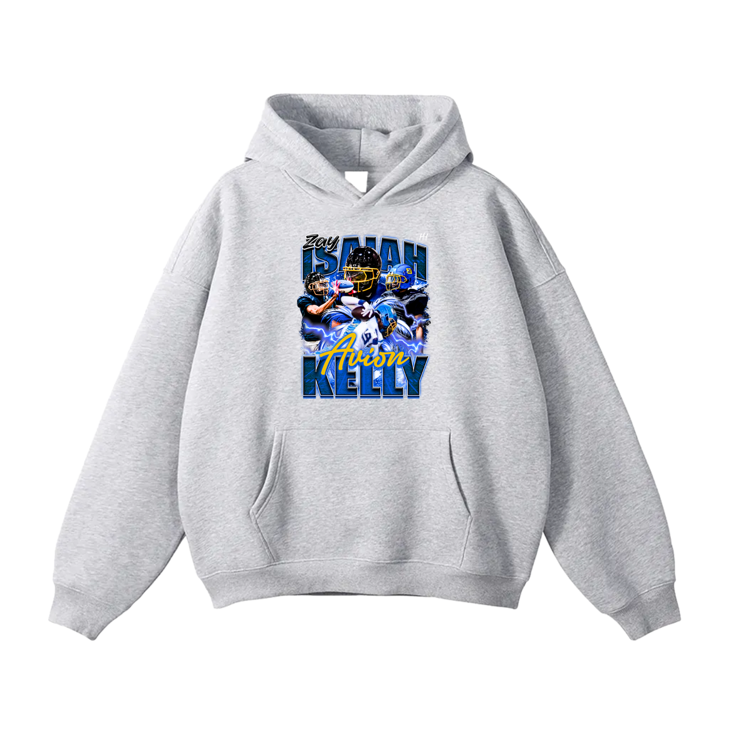 Isaiah Avion Kelly Oversize Fleeced Hoodie