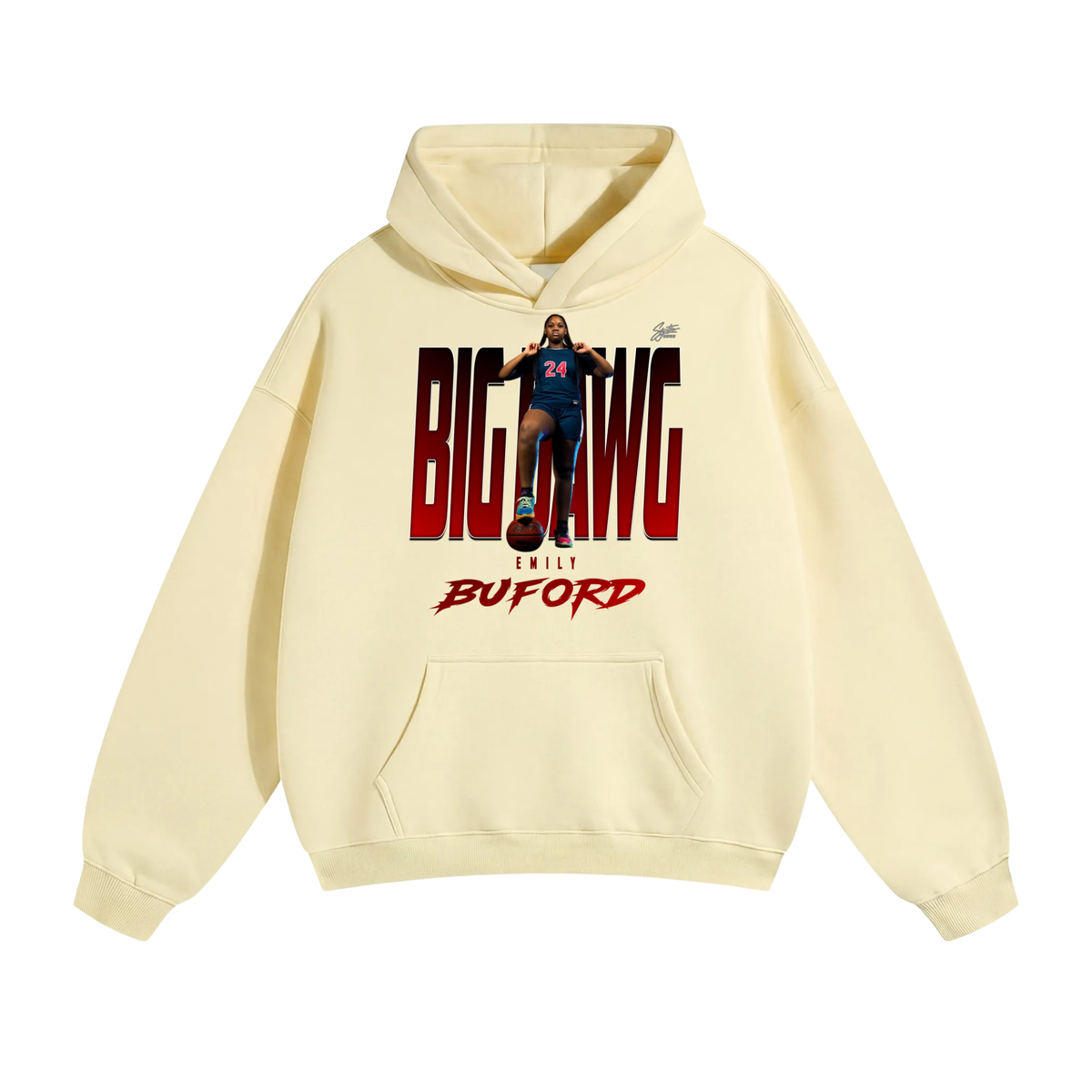 Emily Buford Oversize Fleeced Hoodie