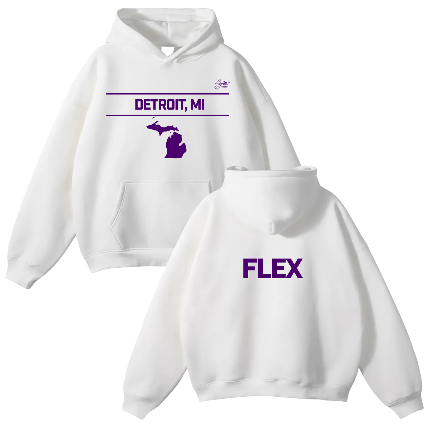Alexa Walker Oversize Fleeced Hoodie