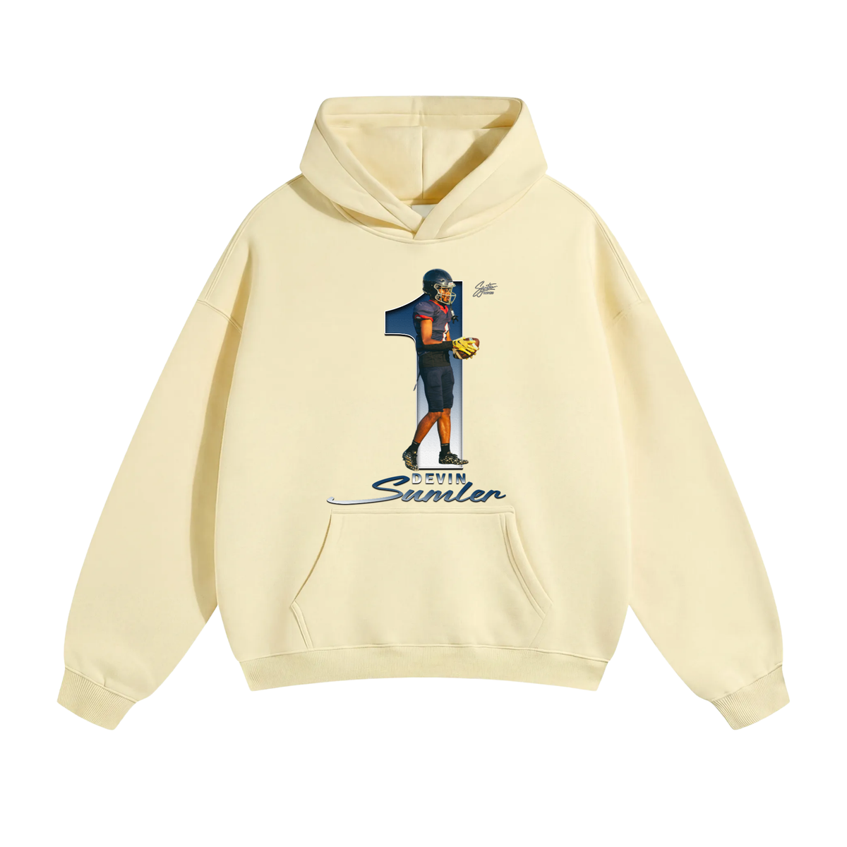 Devin Sumler Oversize Fleeced Hoodie