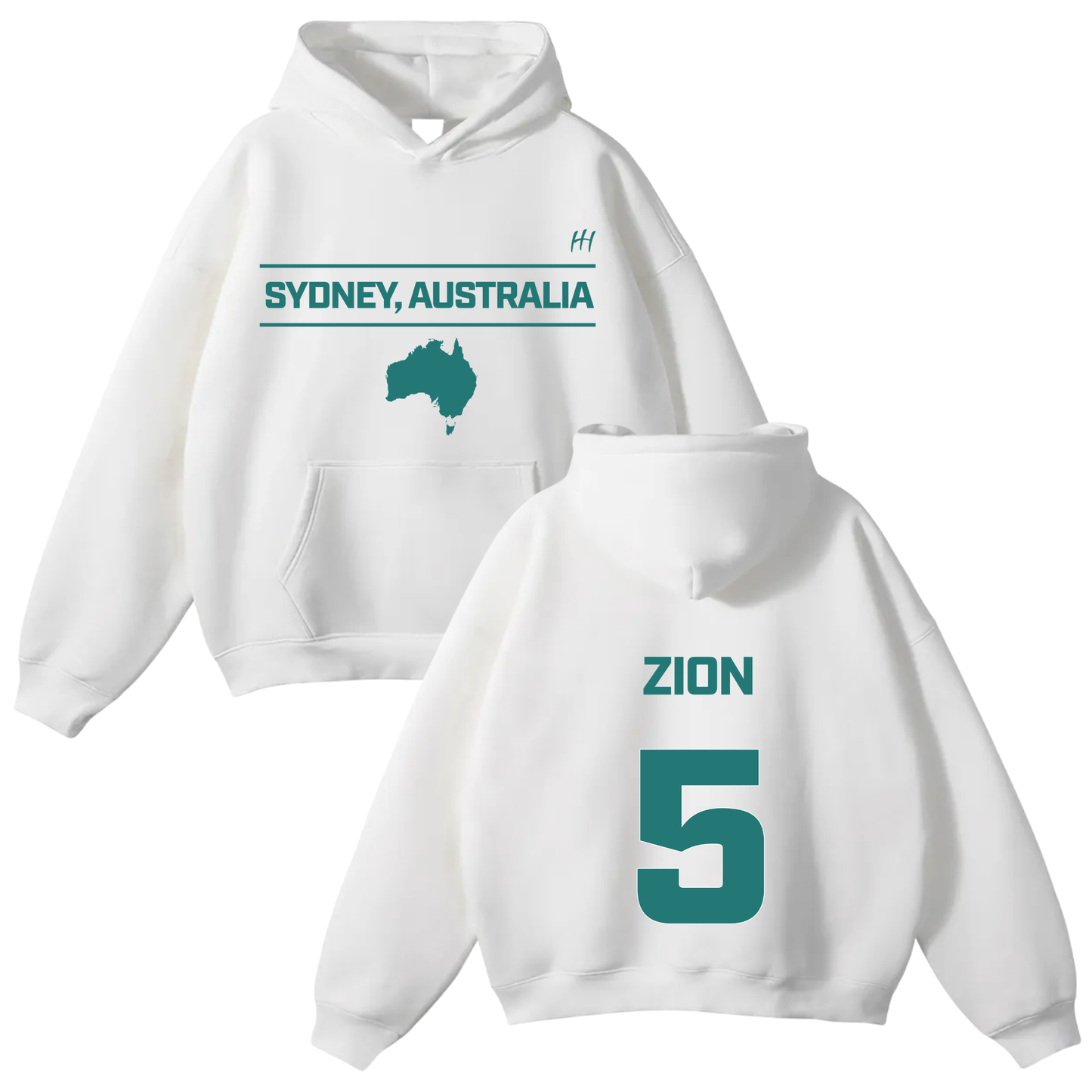 Zion Ahosivi-Poitaha Oversize Fleeced Hoodie