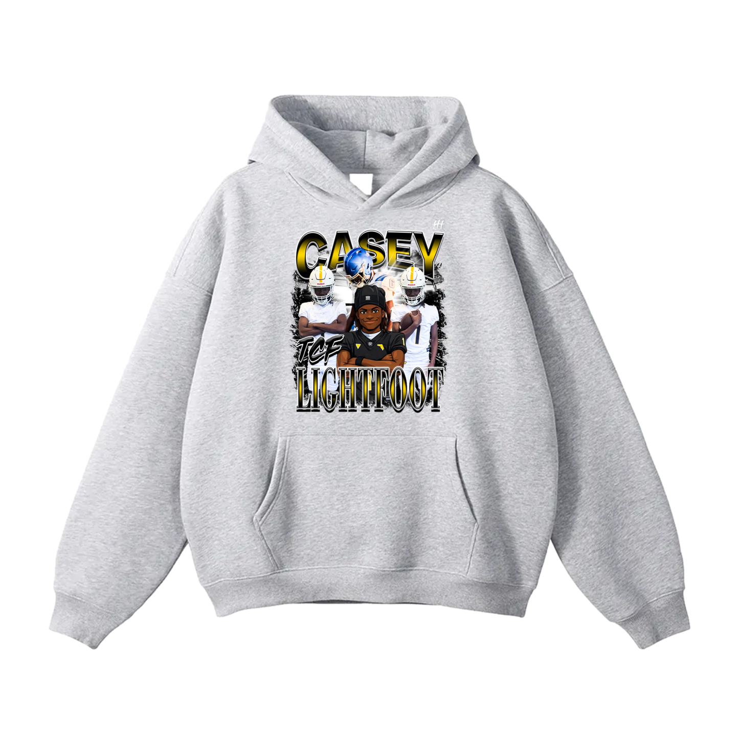 Casey lightfoot Oversize Fleeced Hoodie
