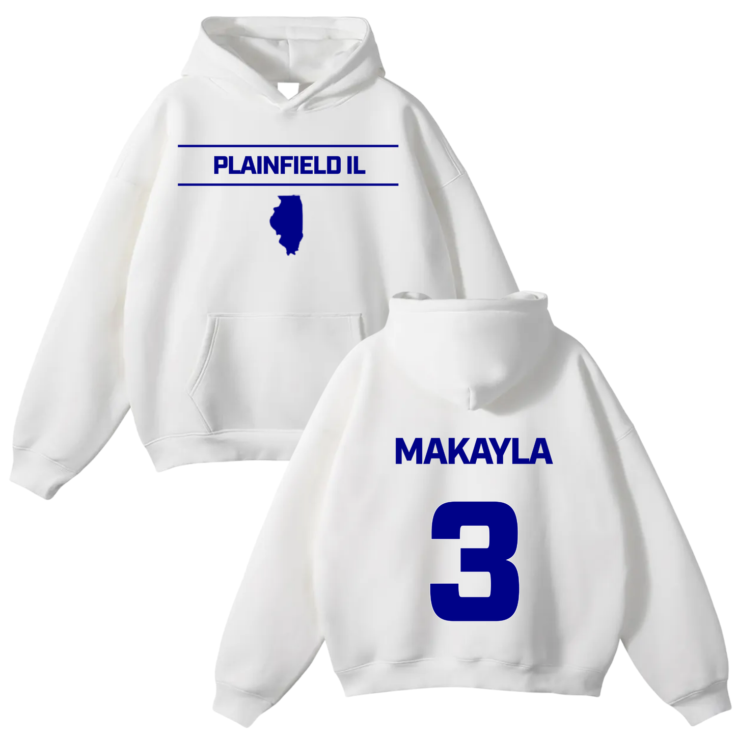 Makayla Hill Oversize Fleeced Hoodie