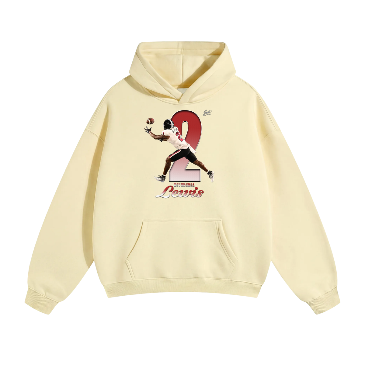 Deyunkrea Lewis Oversize Fleeced Hoodie
