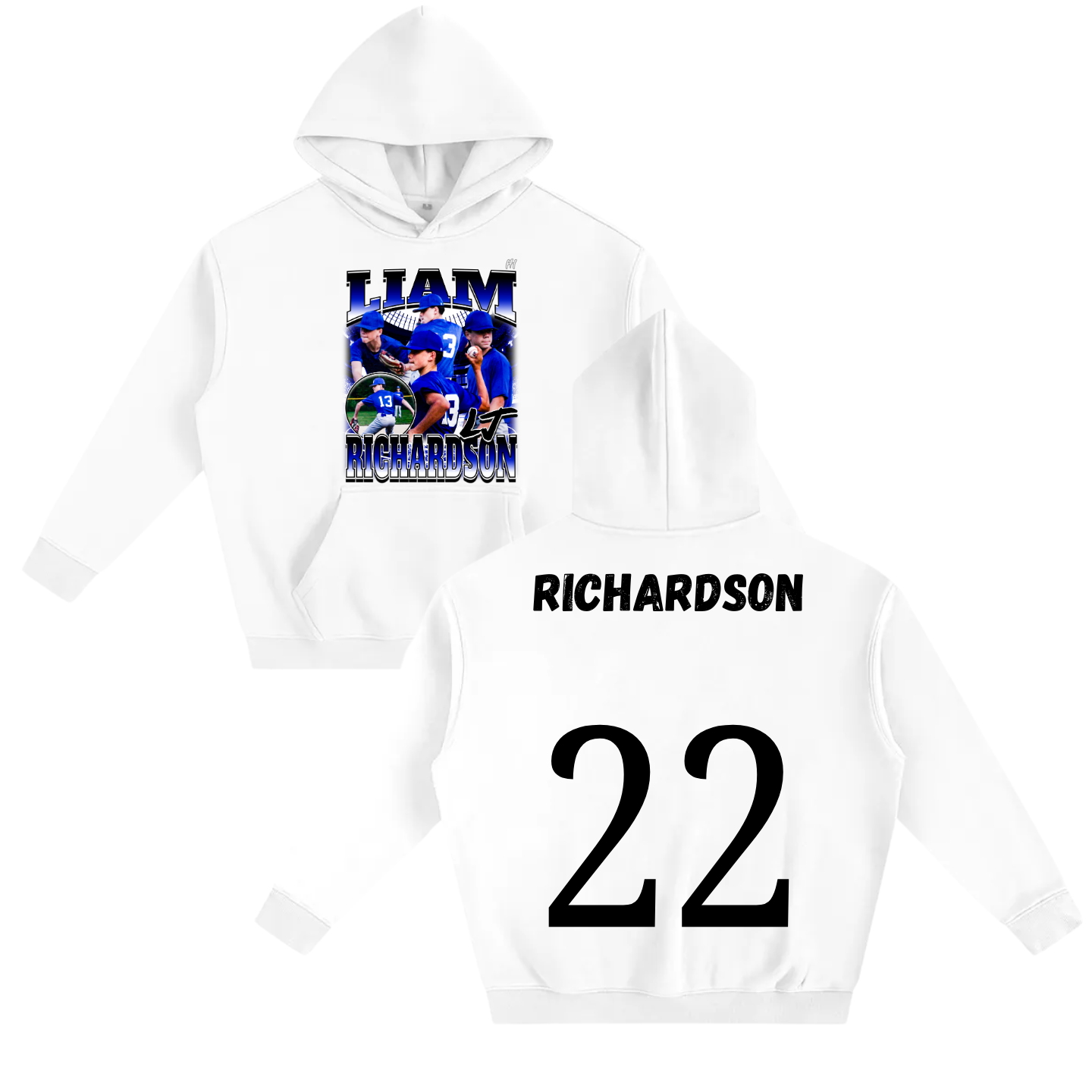 Liam Richardson Oversize Fleeced Hoodie