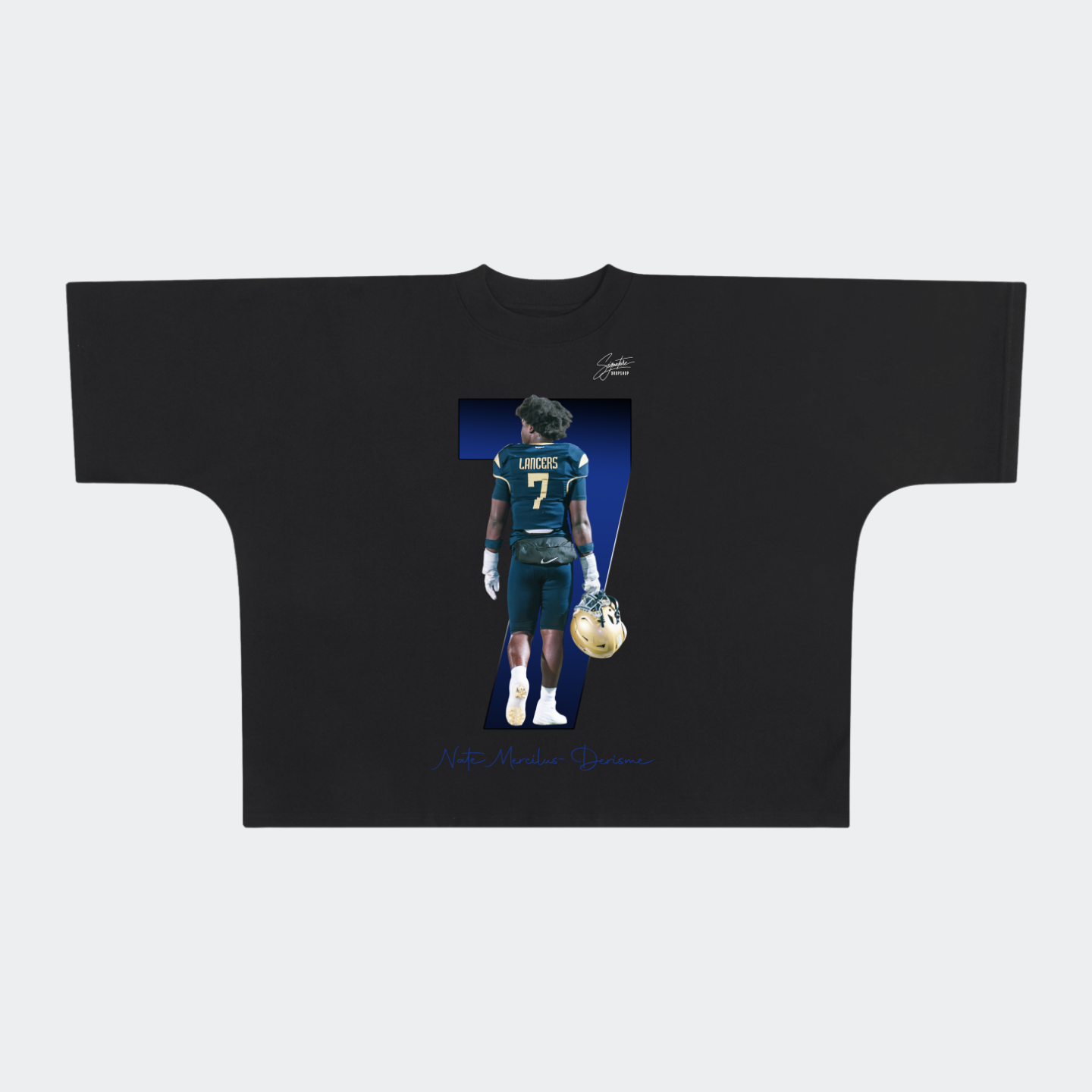 Nate Mercilus Derisme Premium Drop Shoulder/Boxy Tee