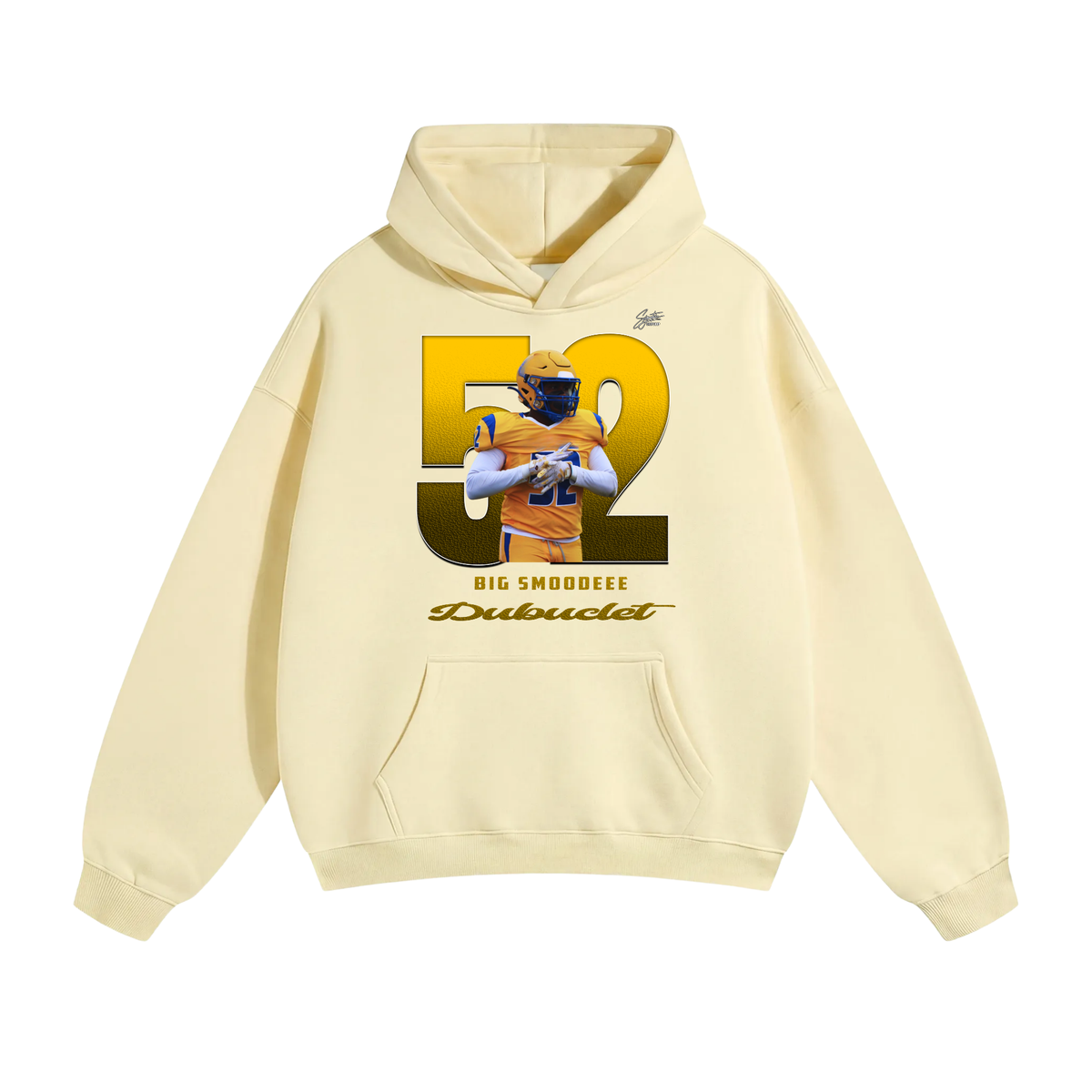 Big Smoodeee Dubuclet Oversize Fleeced Hoodie