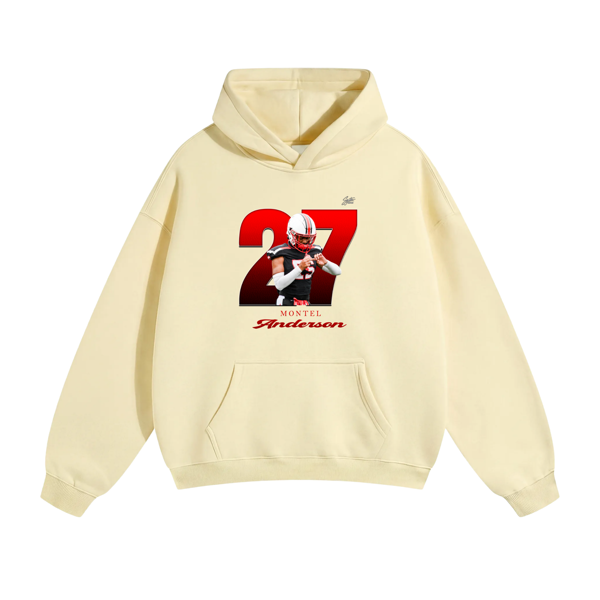 Montel Anderson Oversize Fleeced Hoodie