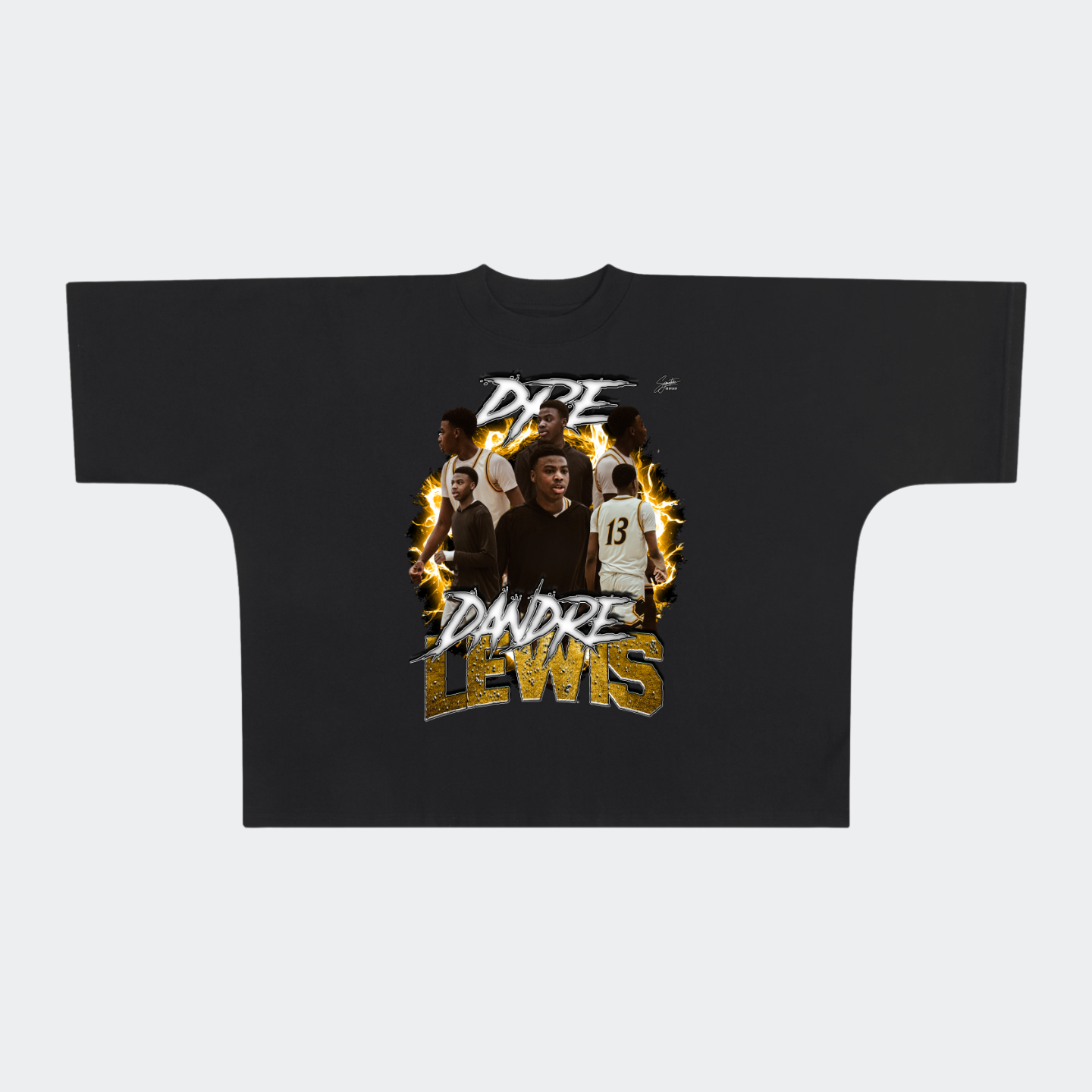 Dandre Lewis Premium Drop Shoulder/Boxy Tee