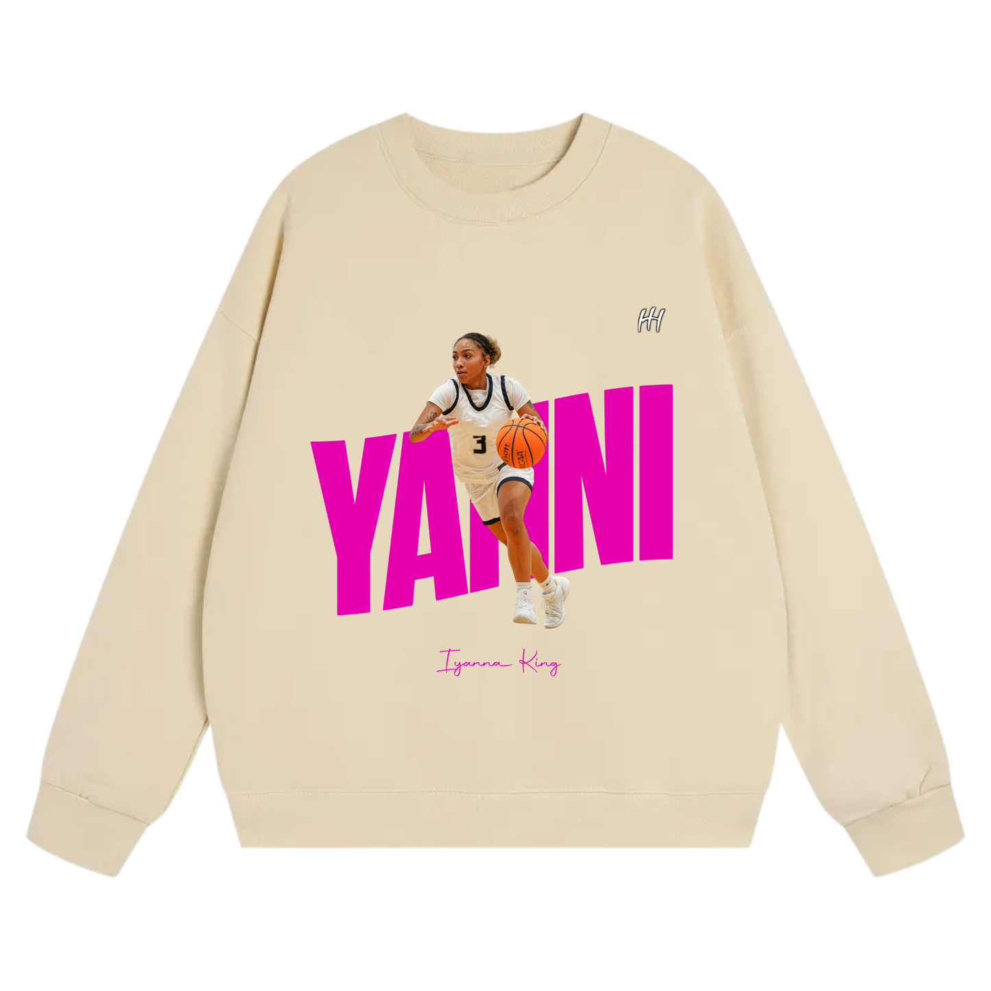 Iyanna king Heavyweight Crewneck Sweatshirt
