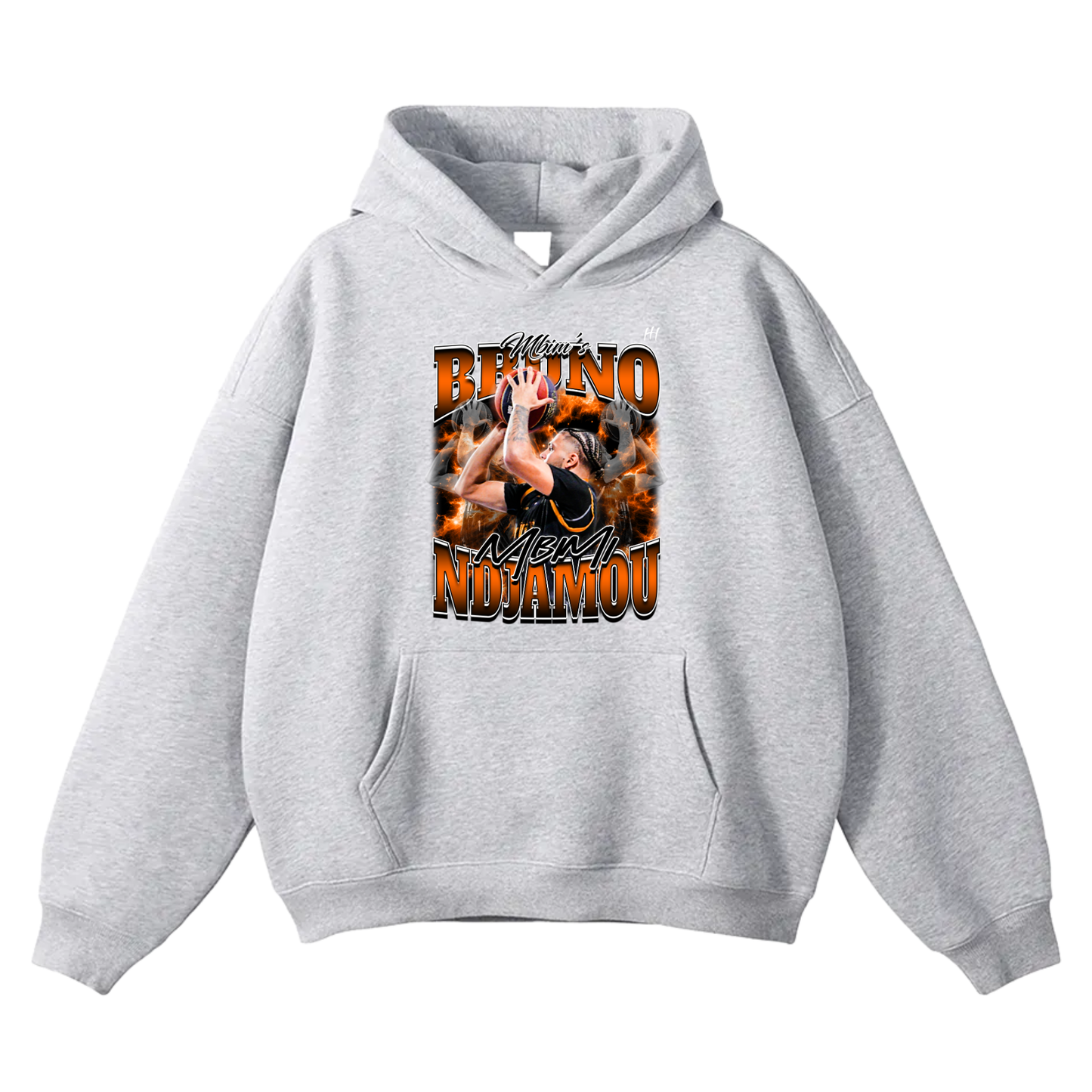 Bruno Mbimi Ndjamou Oversize Fleeced Hoodie