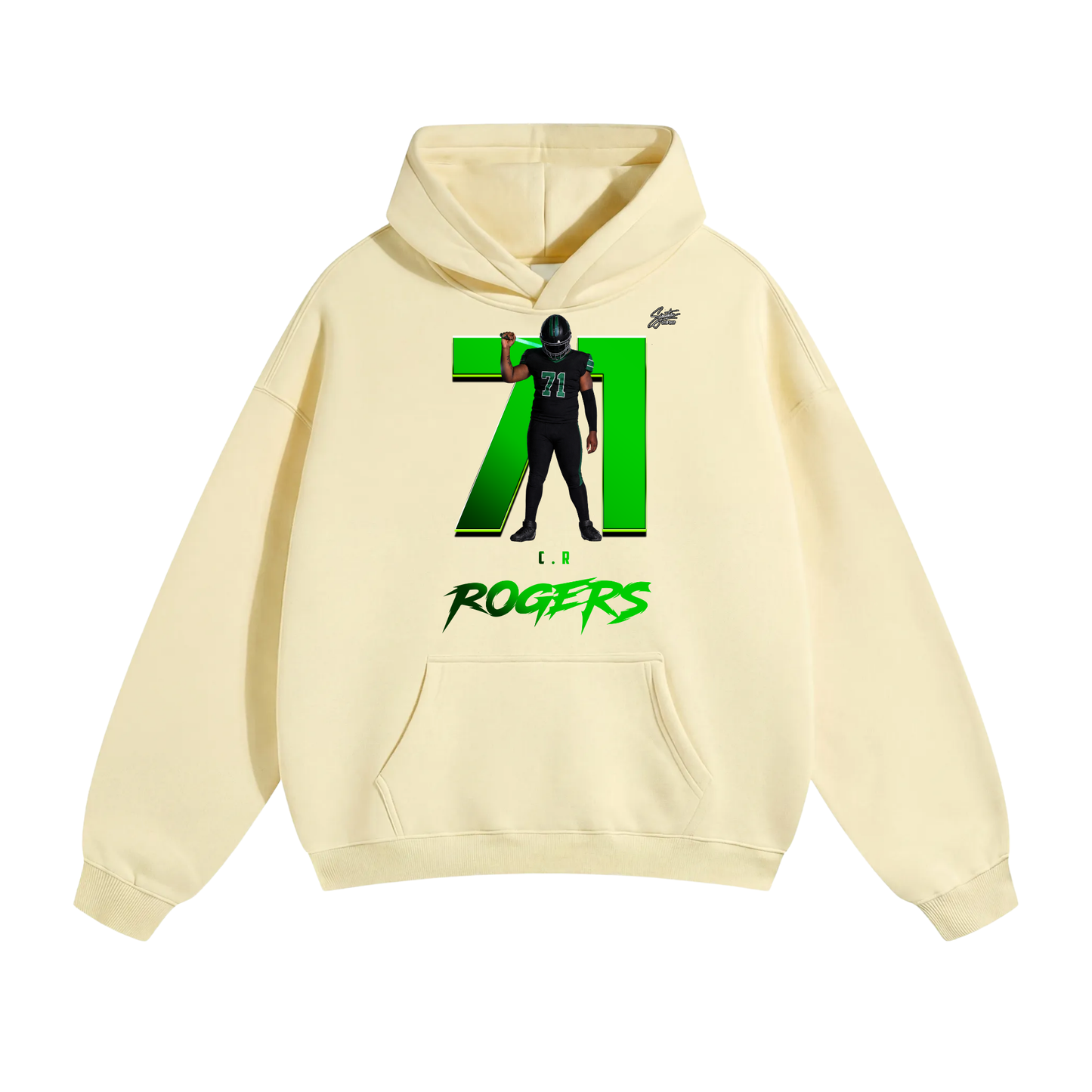 C.R Rogers Oversize Fleeced Hoodie