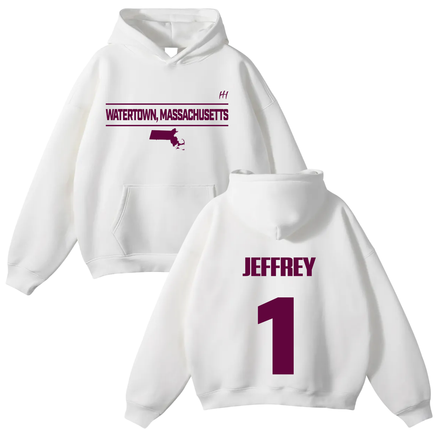 Jeffrey Herbin Oversize Fleeced Hoodie