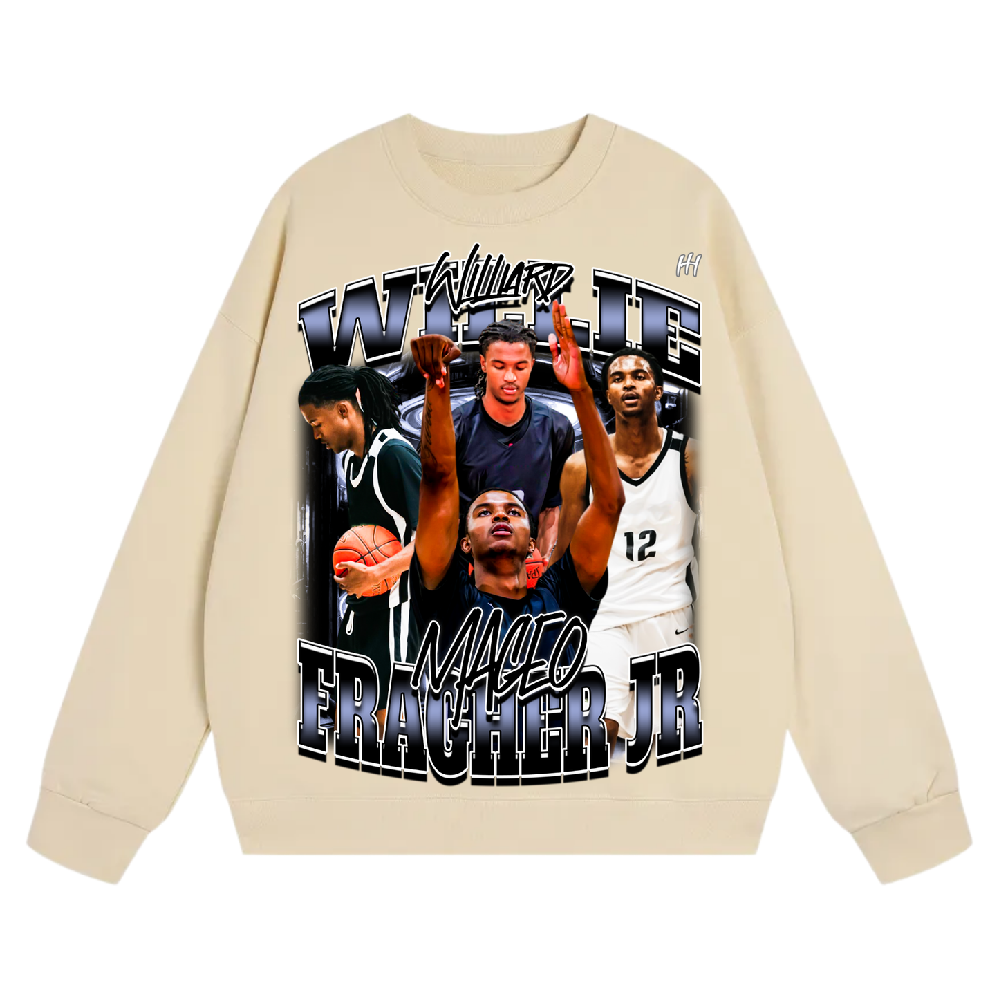 Willie Maceo Fragher Jr Heavyweight Crewneck Sweatshirt