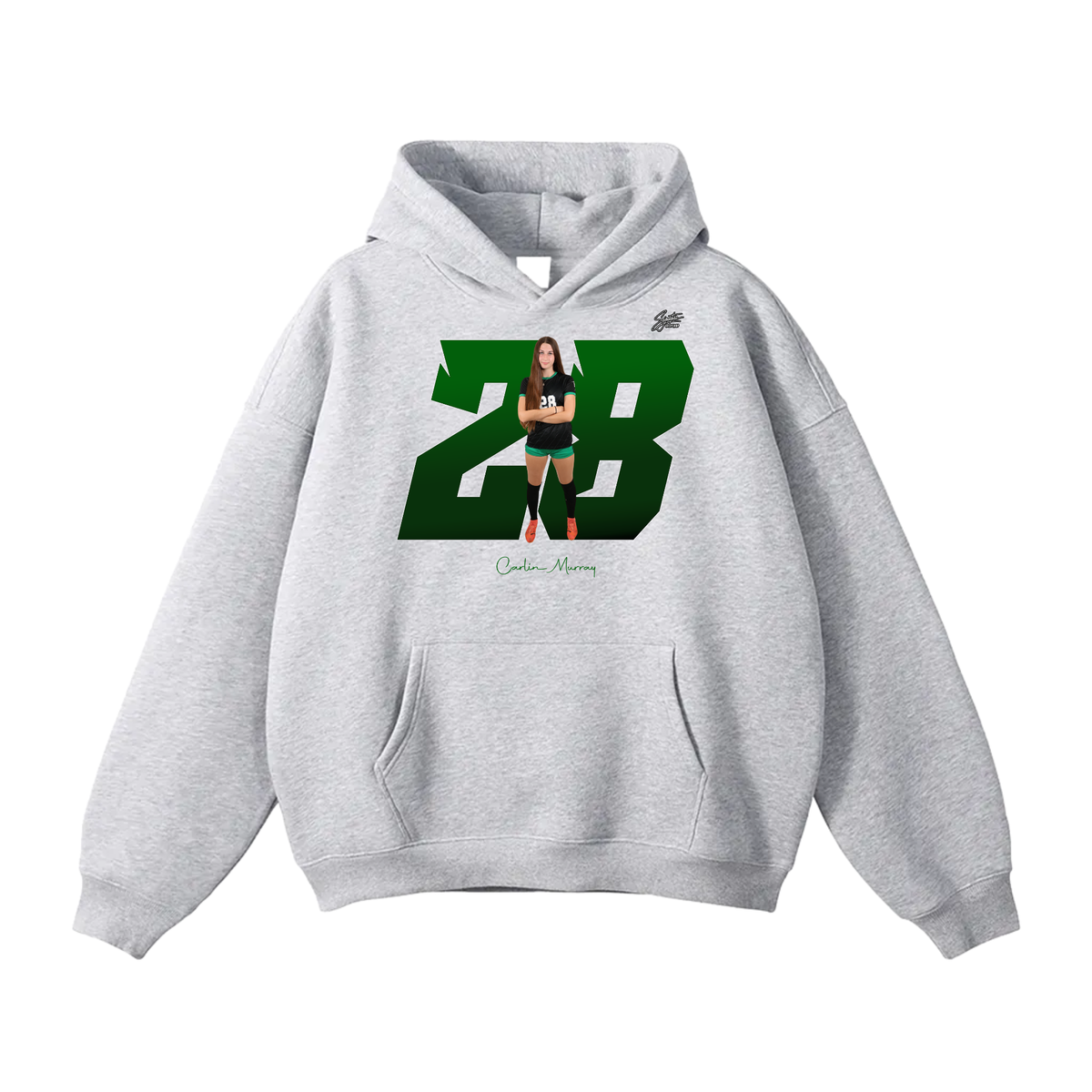 Carlin Murray Oversize Fleeced Hoodie