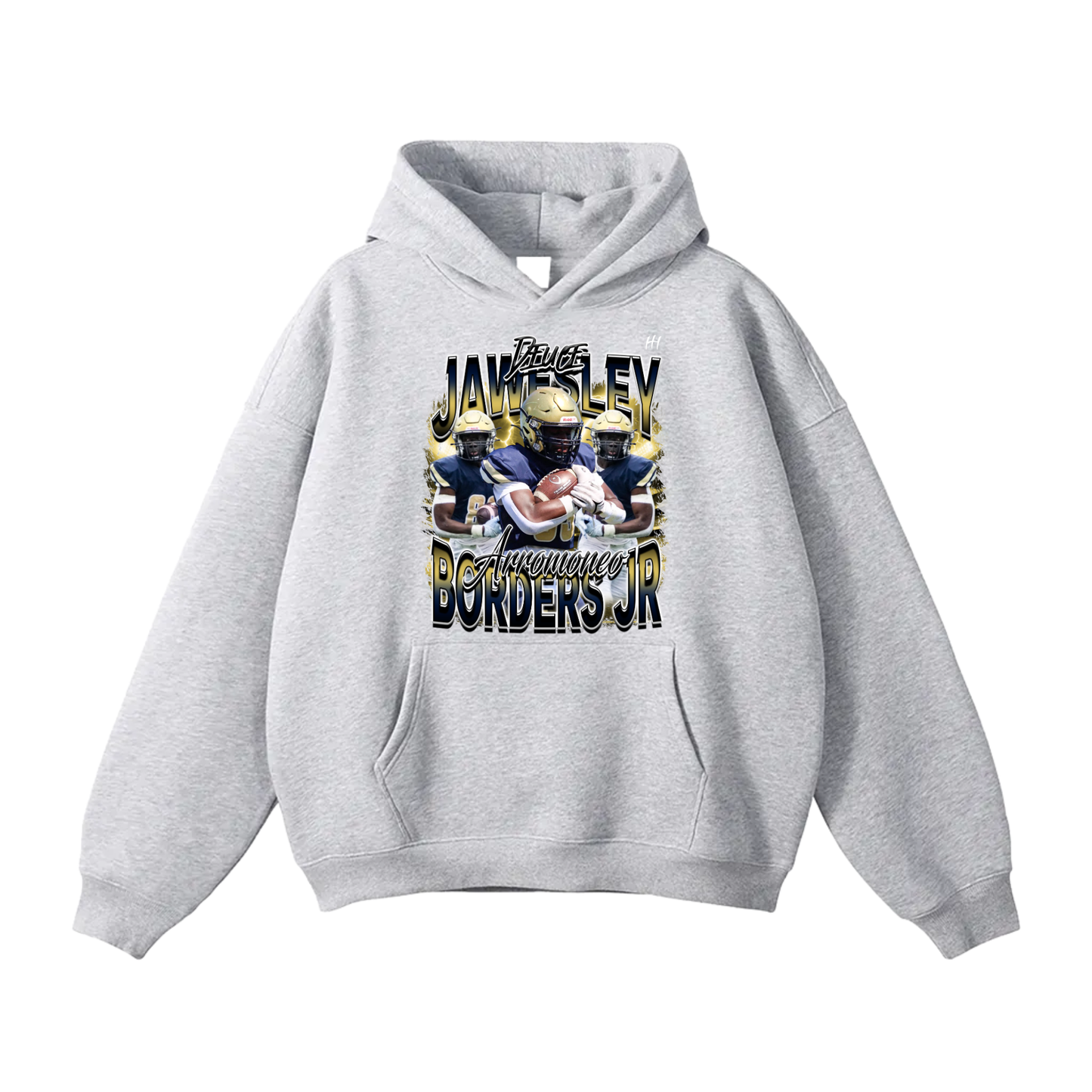 JaWesley Arromoneo Borders Jr Oversize Fleeced Hoodie