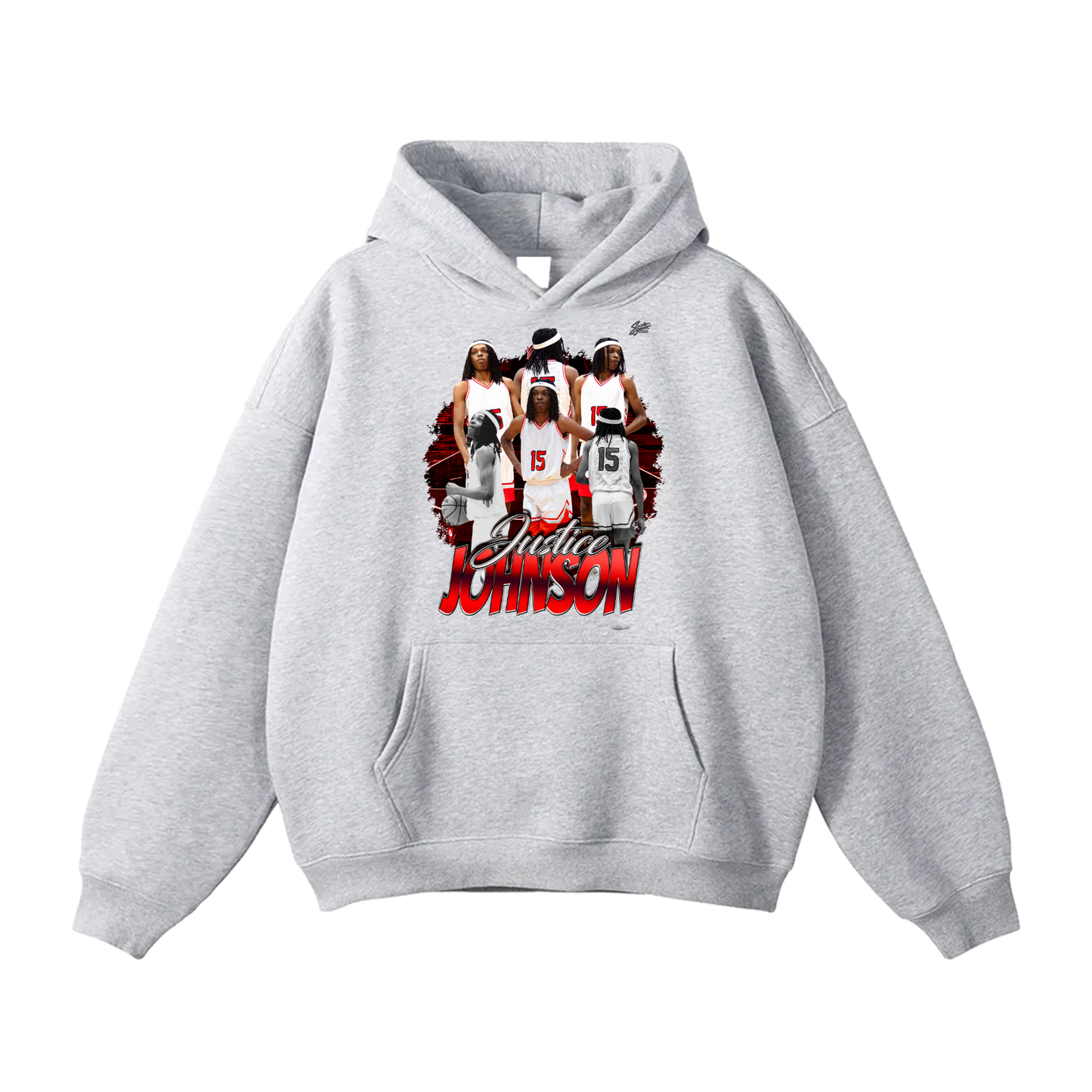Justice Johnson Oversize Fleeced Hoodie