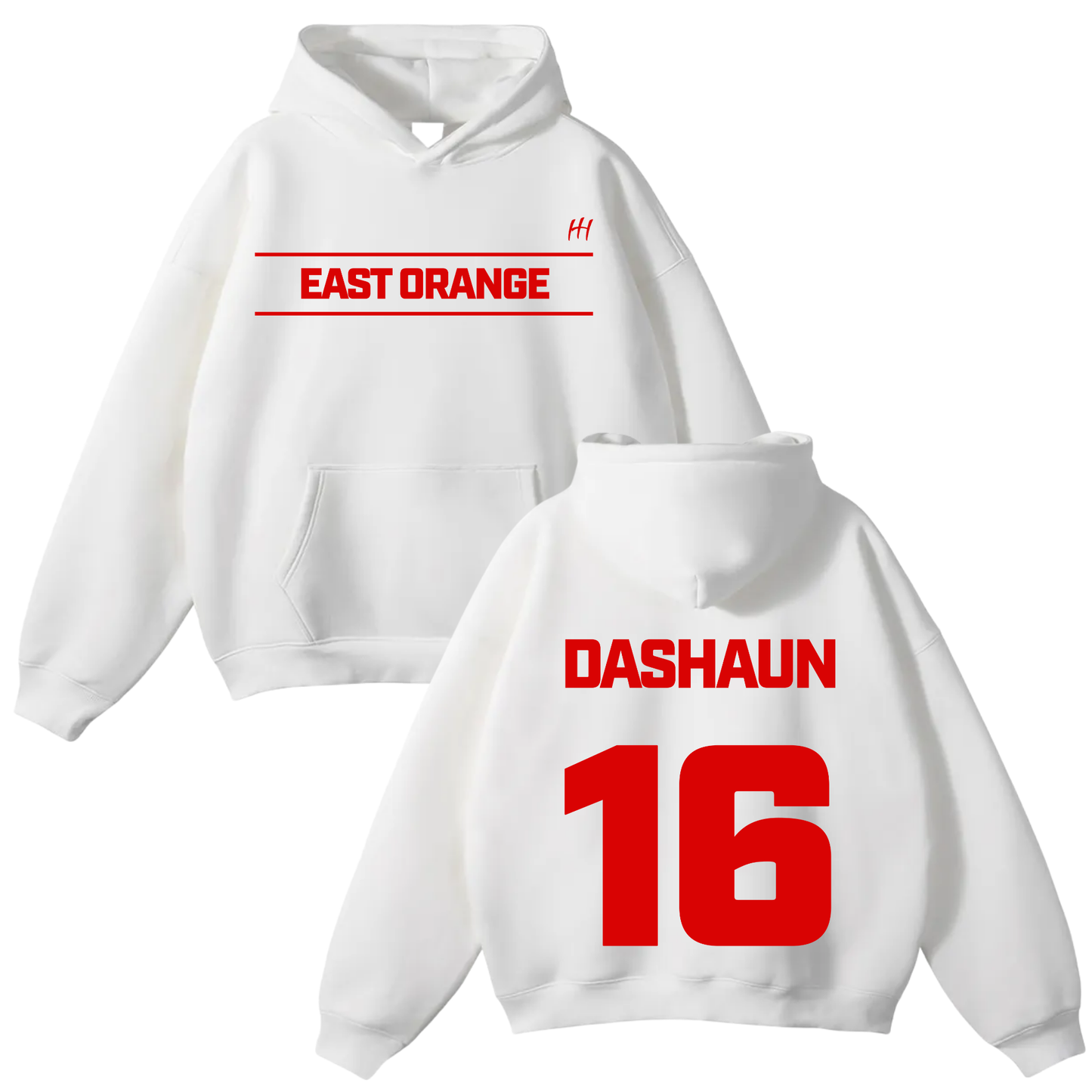 Dashaun Jenkins Oversize Fleeced Hoodie