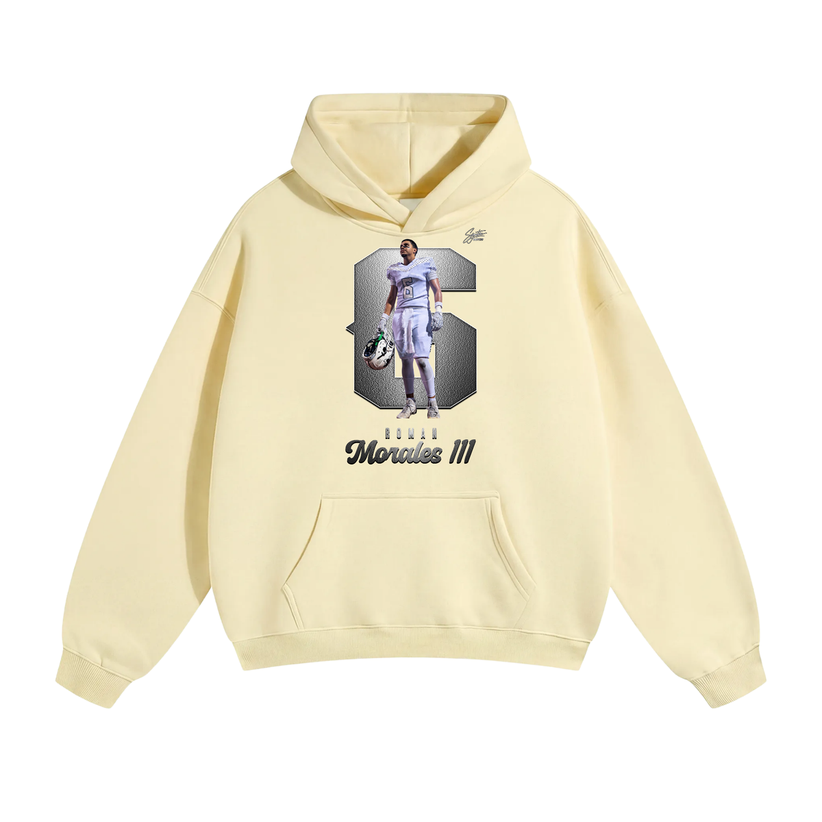 Roman Morales lll Oversize Fleeced Hoodie