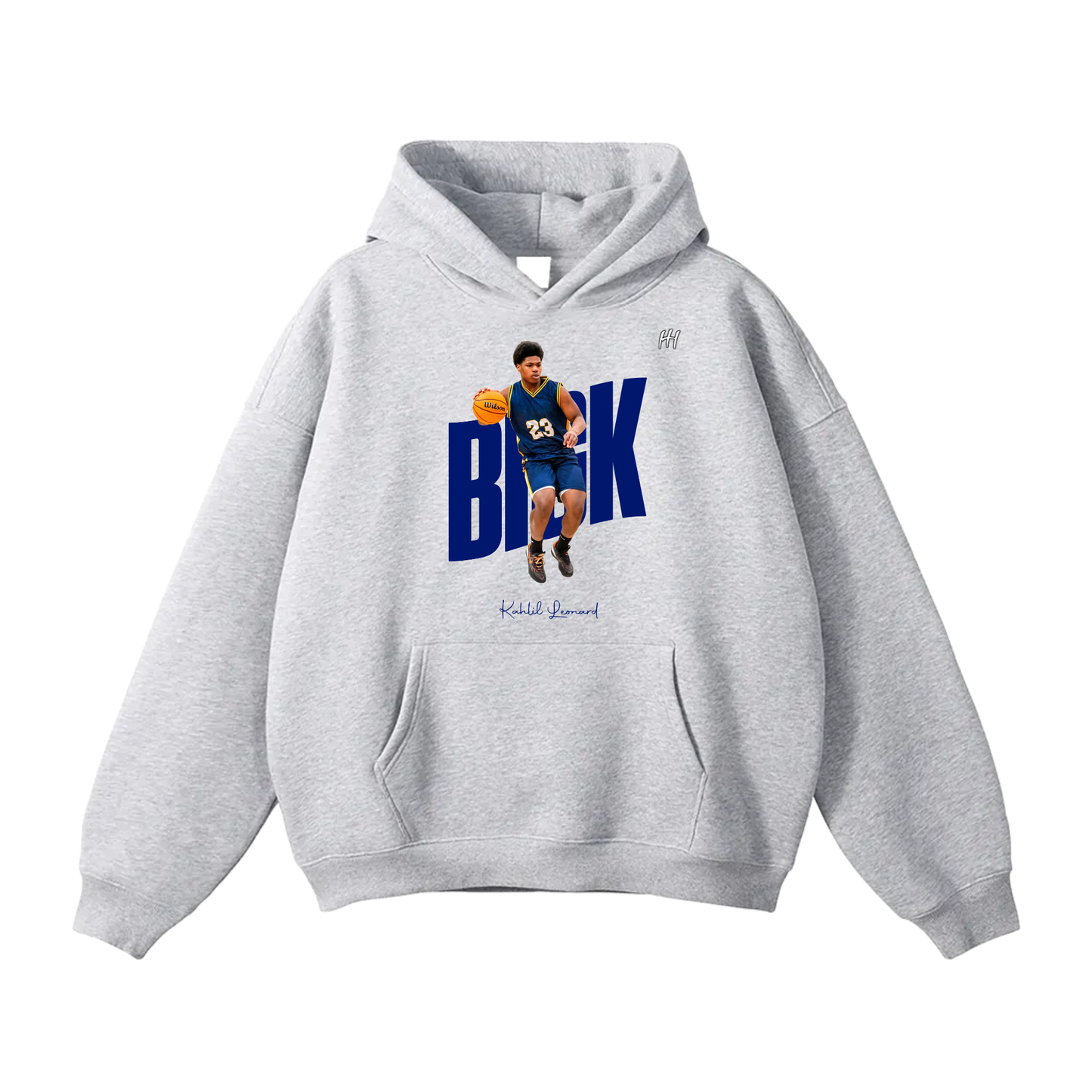 Kahlil Leonard Oversize Fleeced Hoodie