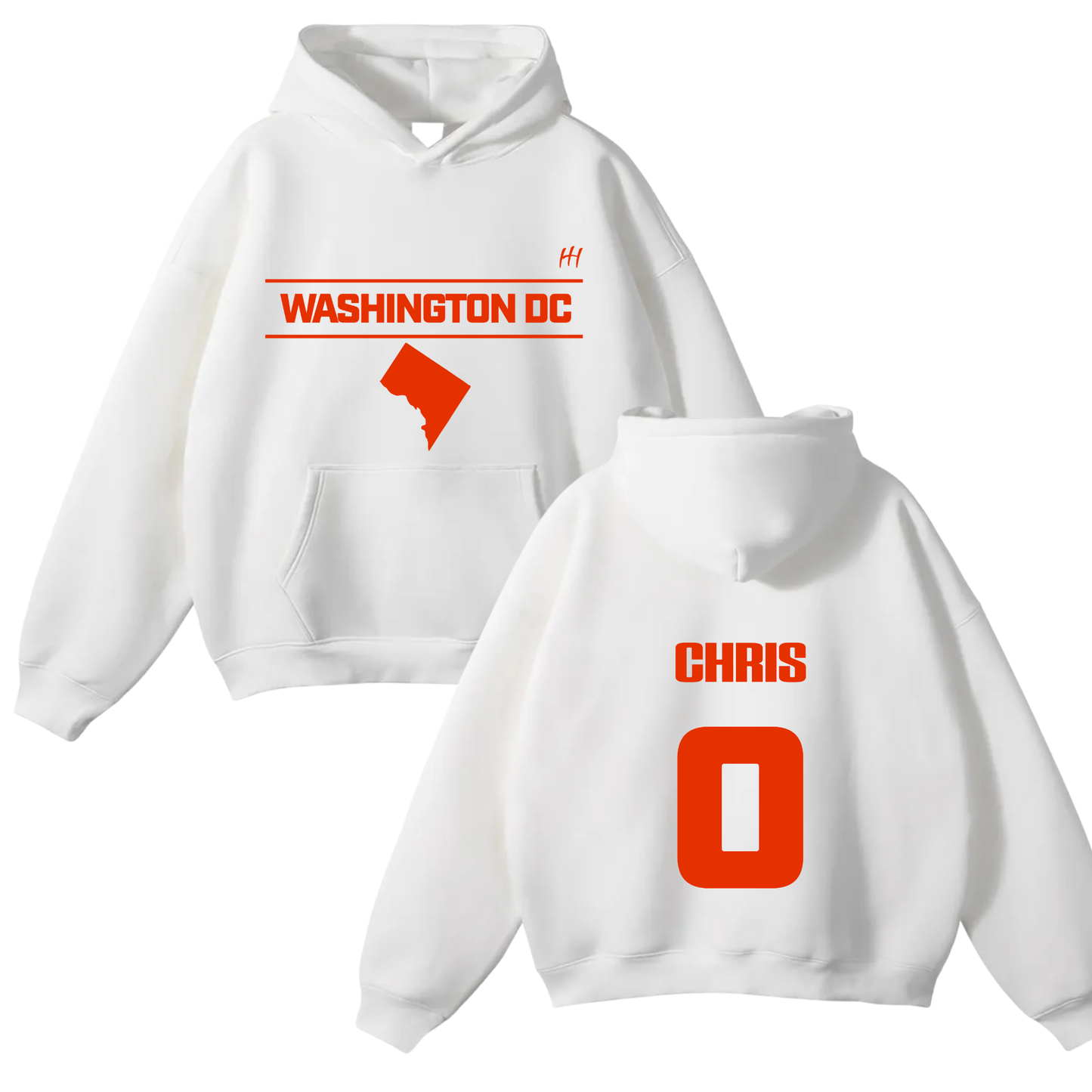 Chris Palmer Oversize Fleeced Hoodie
