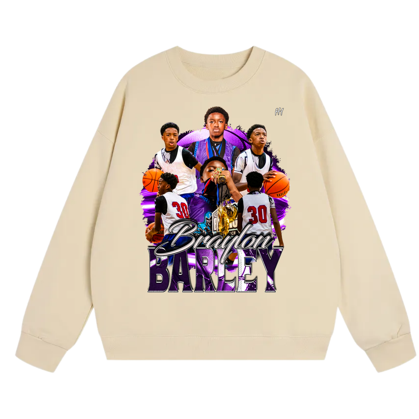Braylon Barley Heavyweight Crewneck Sweatshirt