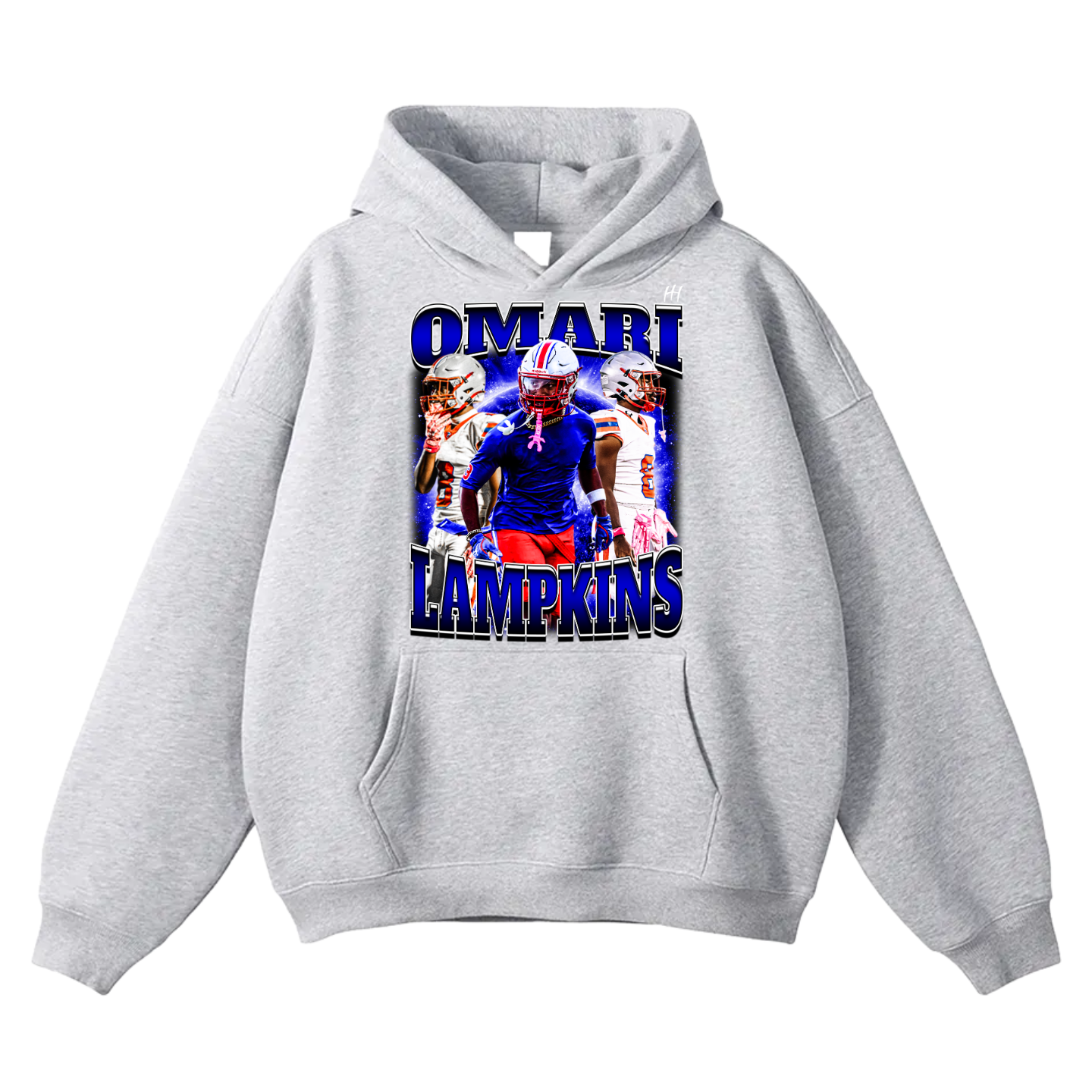 Omari Lampkins Oversize Fleeced Hoodie