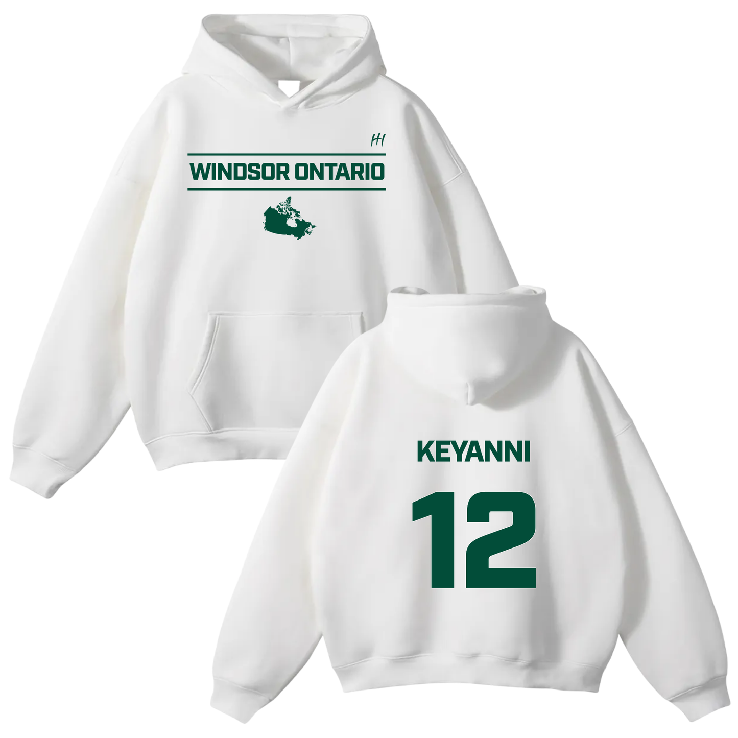 Keyanni Elliott Oversize Fleeced Hoodie