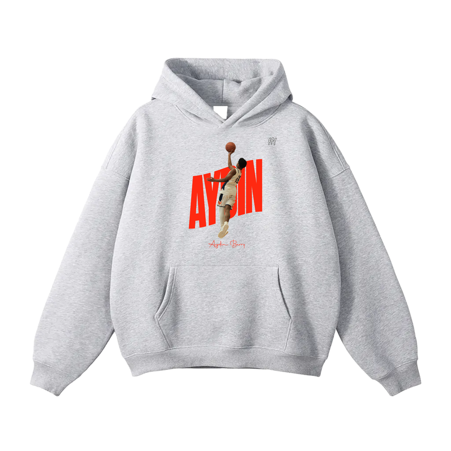 Aydin Berry Oversize Fleeced Hoodie