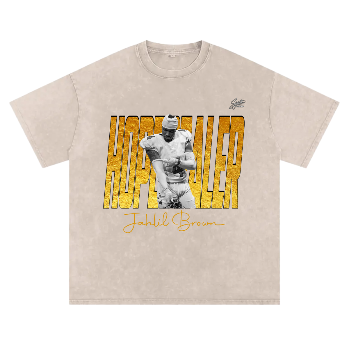 Jahlil Brown Oversize T-shirt